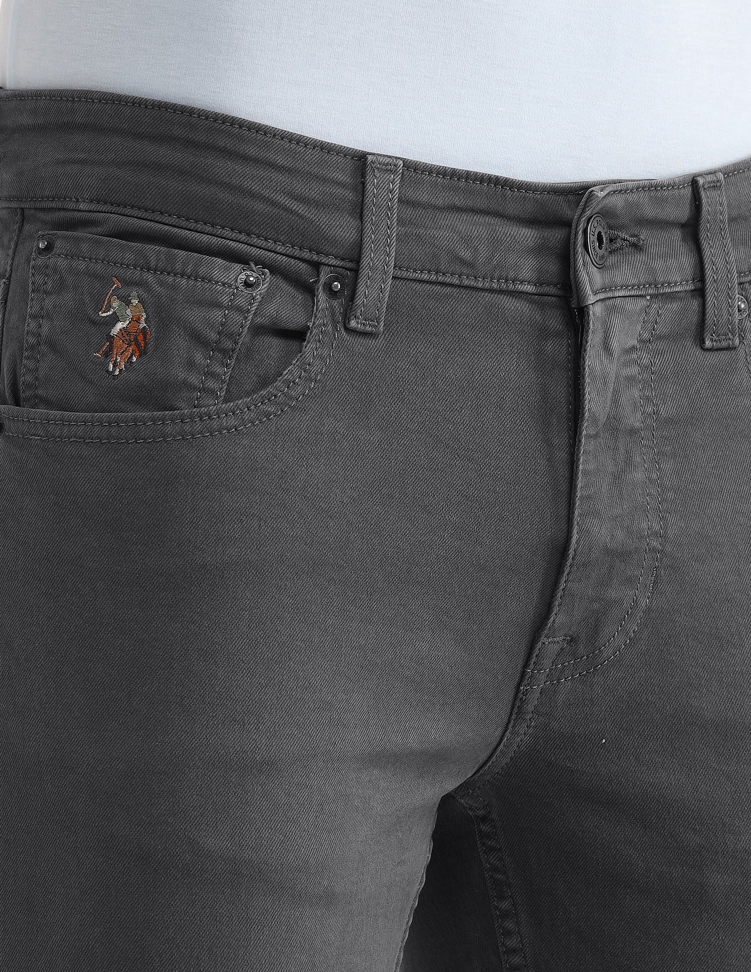 Brandon Slim tapered Fit Jeans Black - U.S. Polo Assn. India | Large