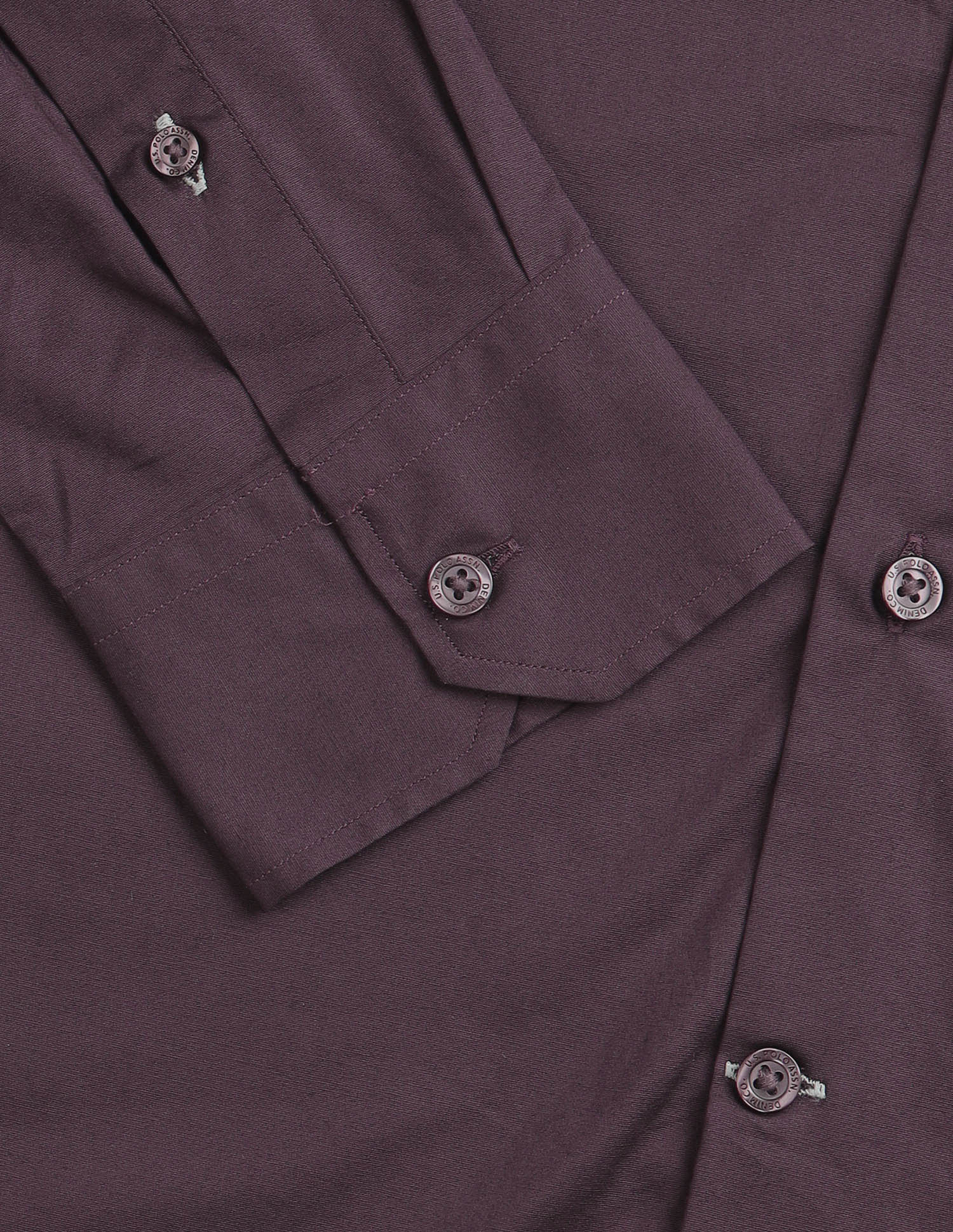 Poplin Regular Fit Shirt Wine - U.S. Polo Assn. India | Large