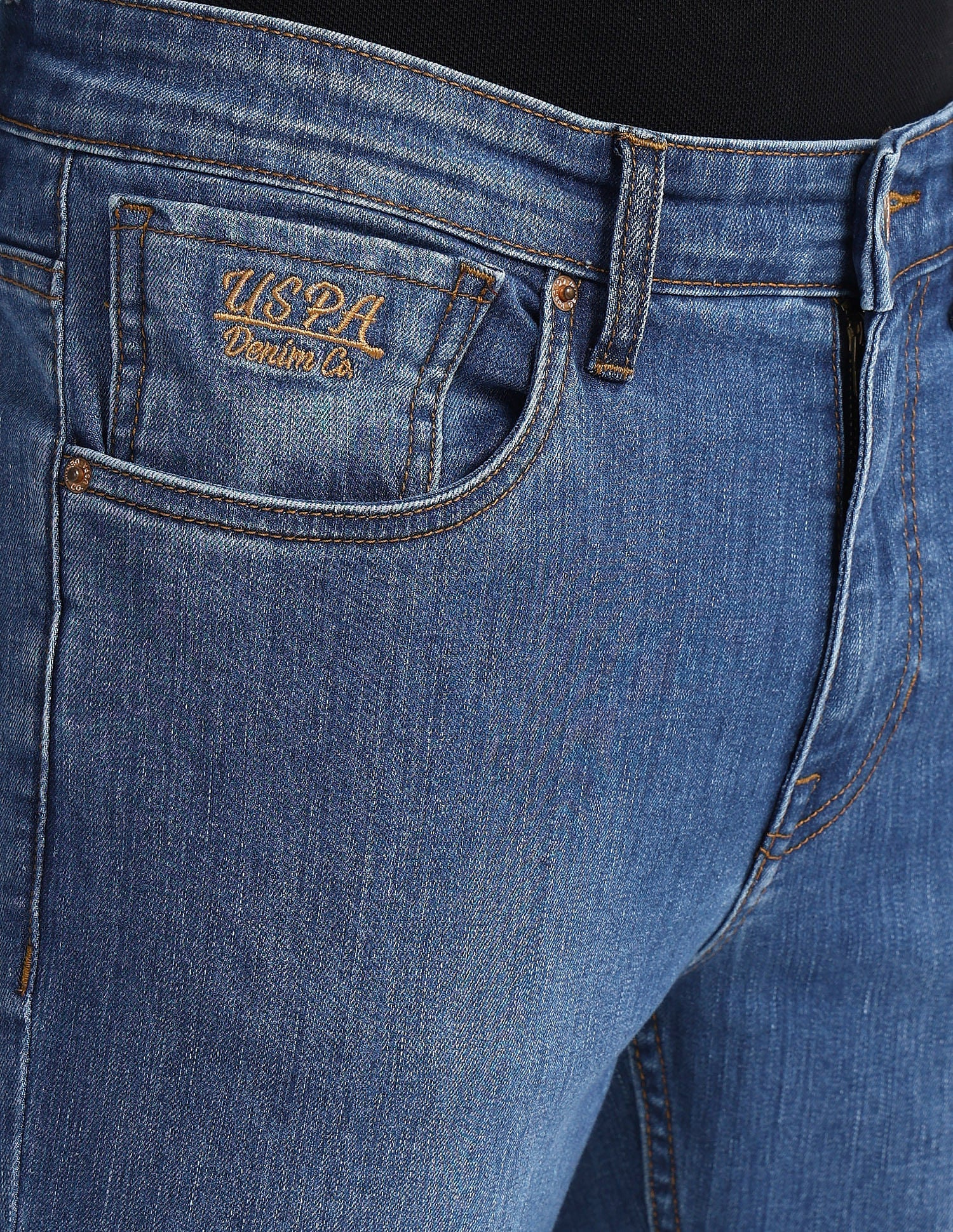Brandon Slim Fit Blue Jeans Blue - U.S. Polo Assn. India | Large