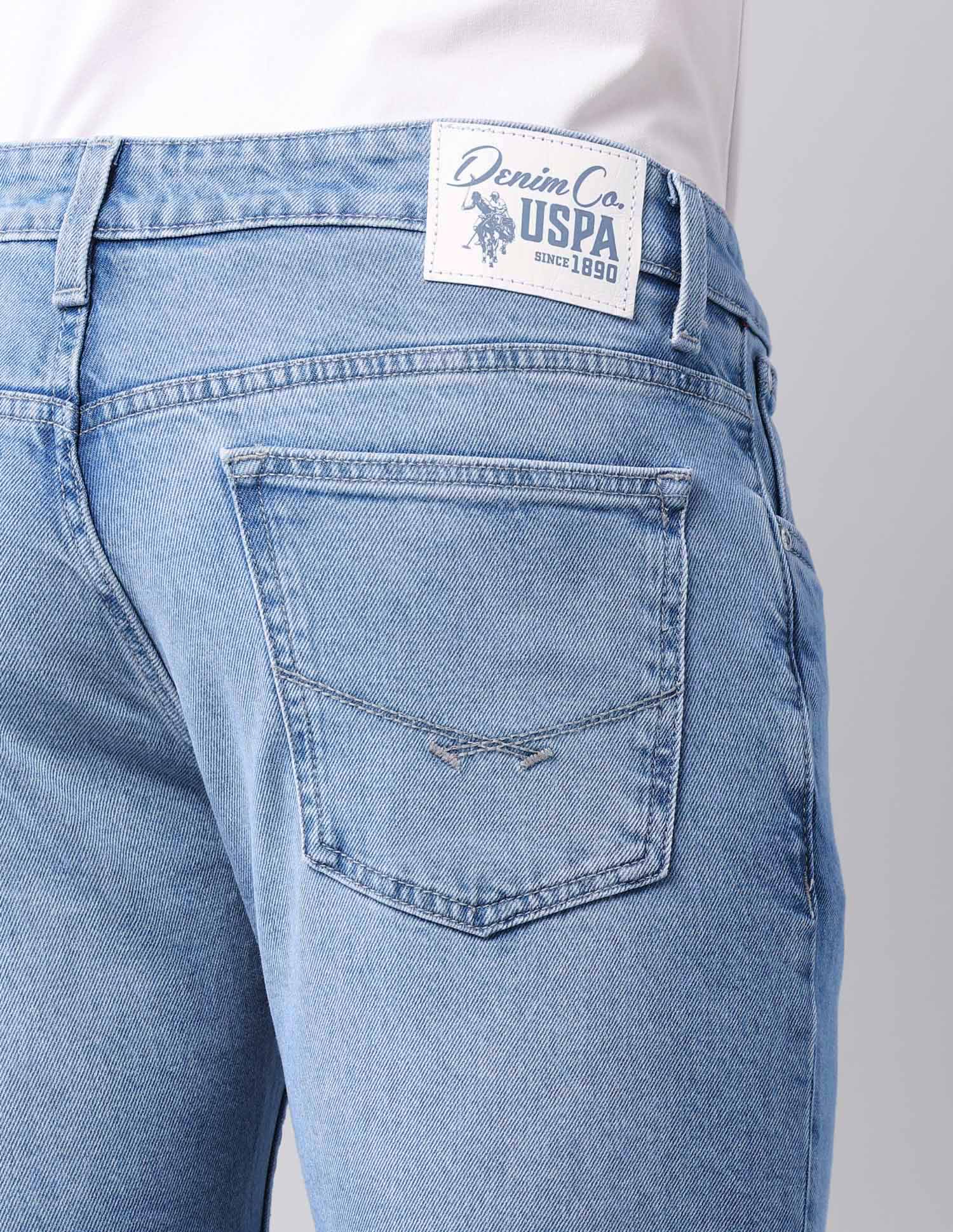 Regallo Skinny Fit Blue Jeans Light Blue - U.S. POLO ASSN. | Large