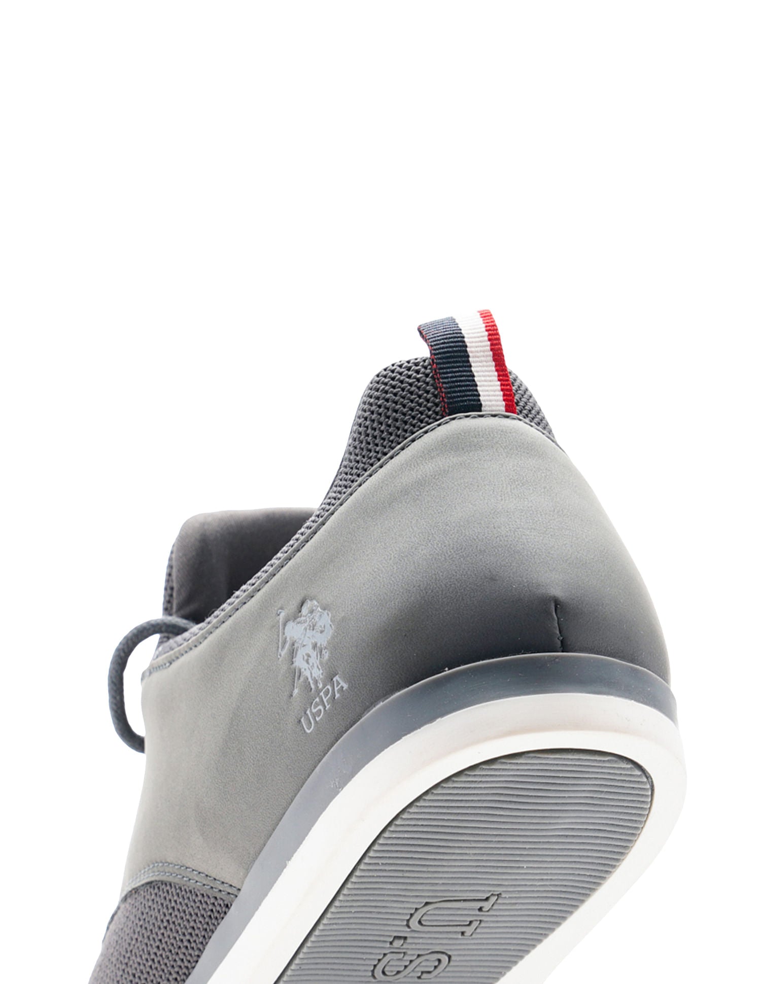 Men Warren 2.0 Grey Work Casuals Lace Up Shoes Grey - U.S. Polo Assn. India | Large