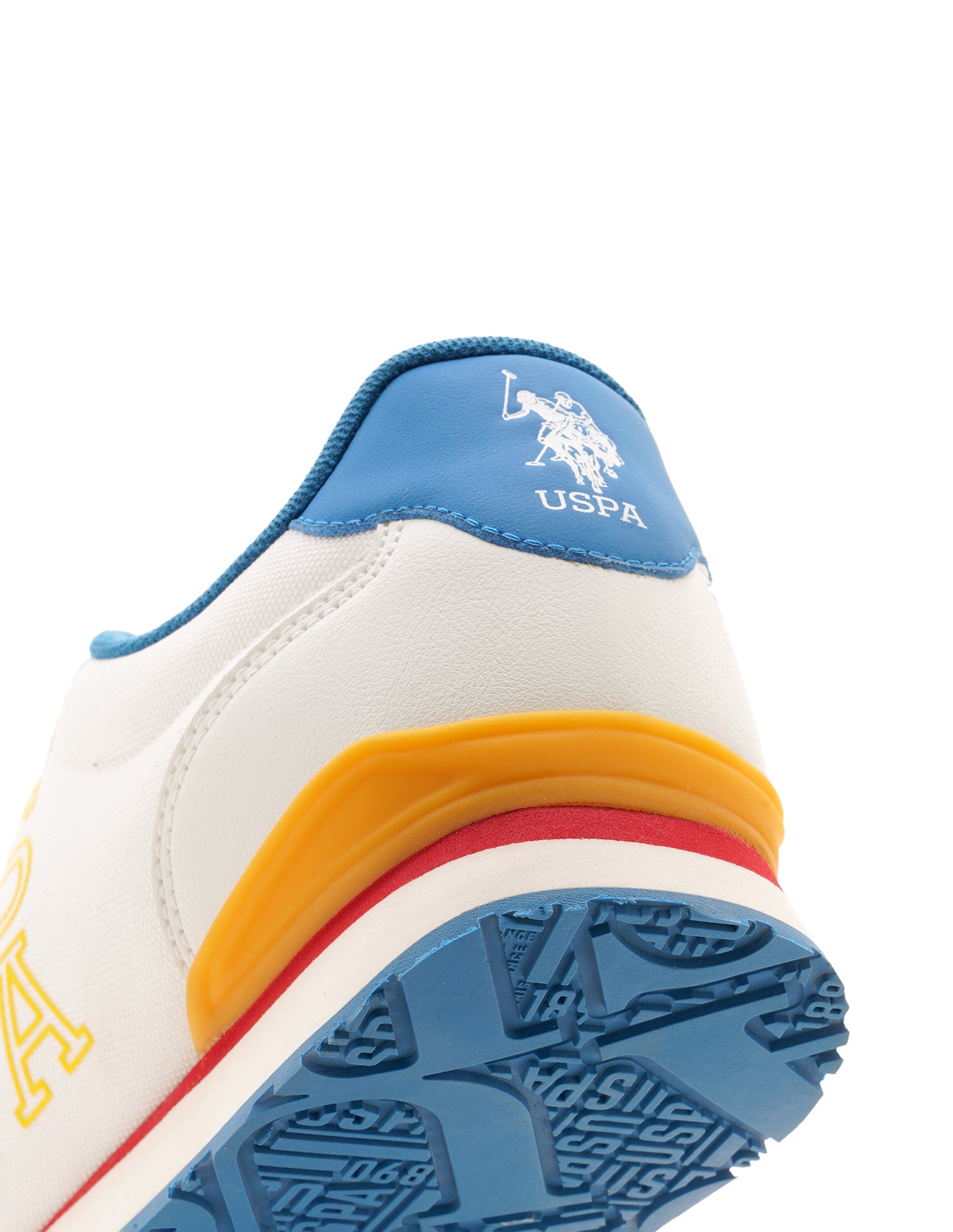 Men Cregon Off White Retro Sneakers White - U.S. Polo Assn. India | Large