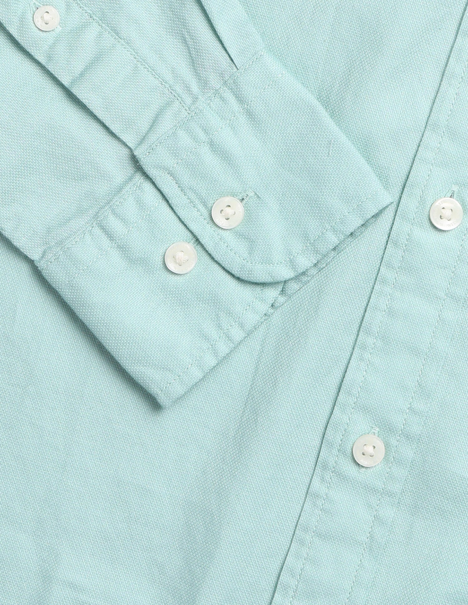 Solid Tailored Fit Shirt Mint - U.S. Polo Assn. India | Large