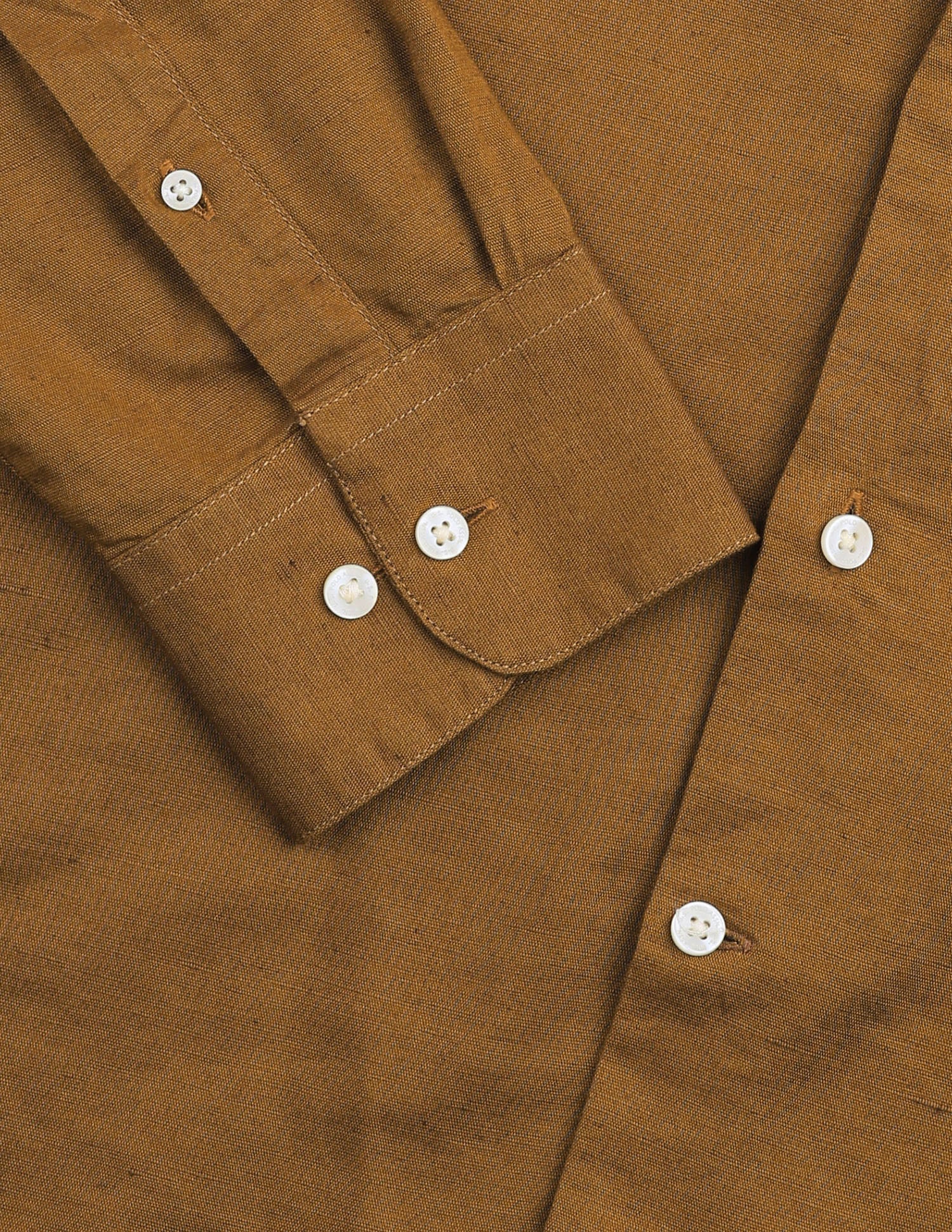 Solid Tailored Fit Shirt Khaki - U.S. Polo Assn. India | Large