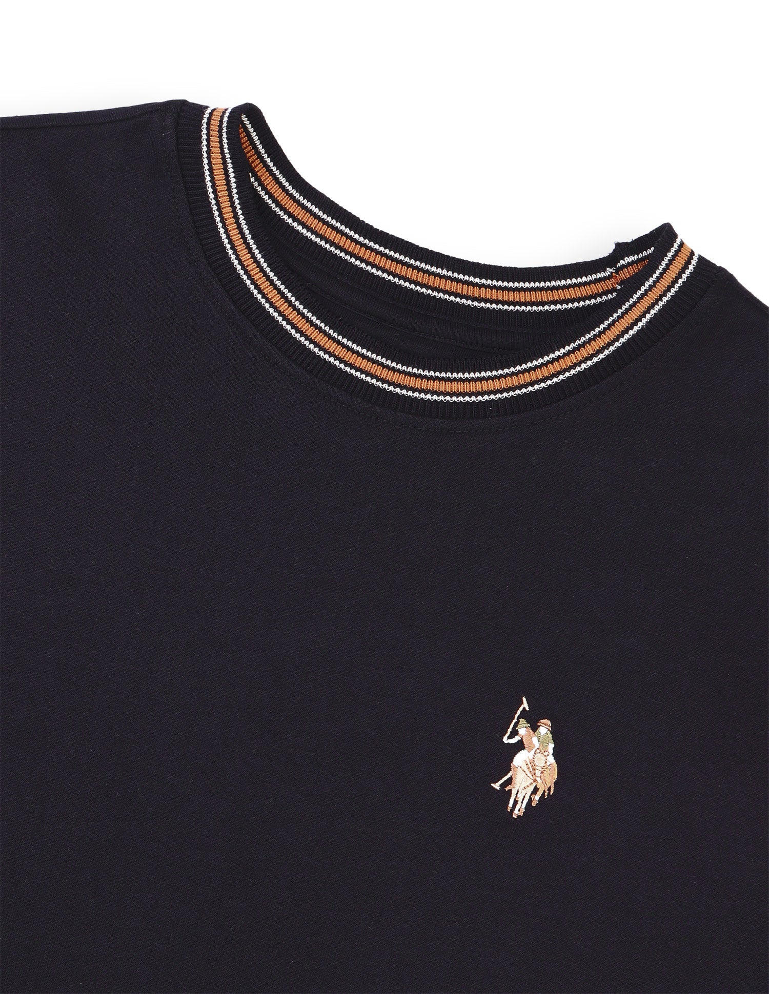 Solid Oversized Fit Sweatshirt Black - U.S. Polo Assn. India | Large