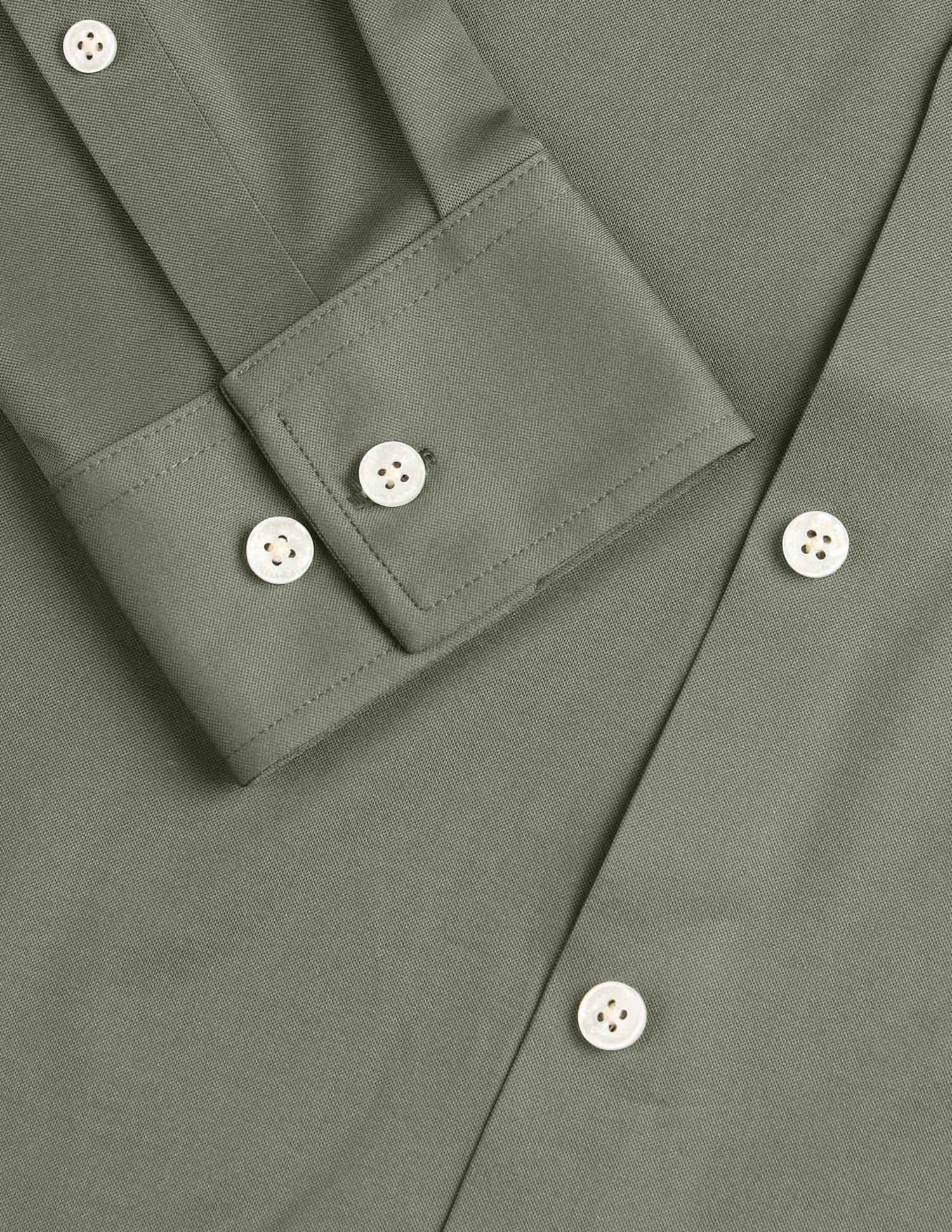 Solid Tailored Fit Shirt Sage - U.S. POLO ASSN. | Large