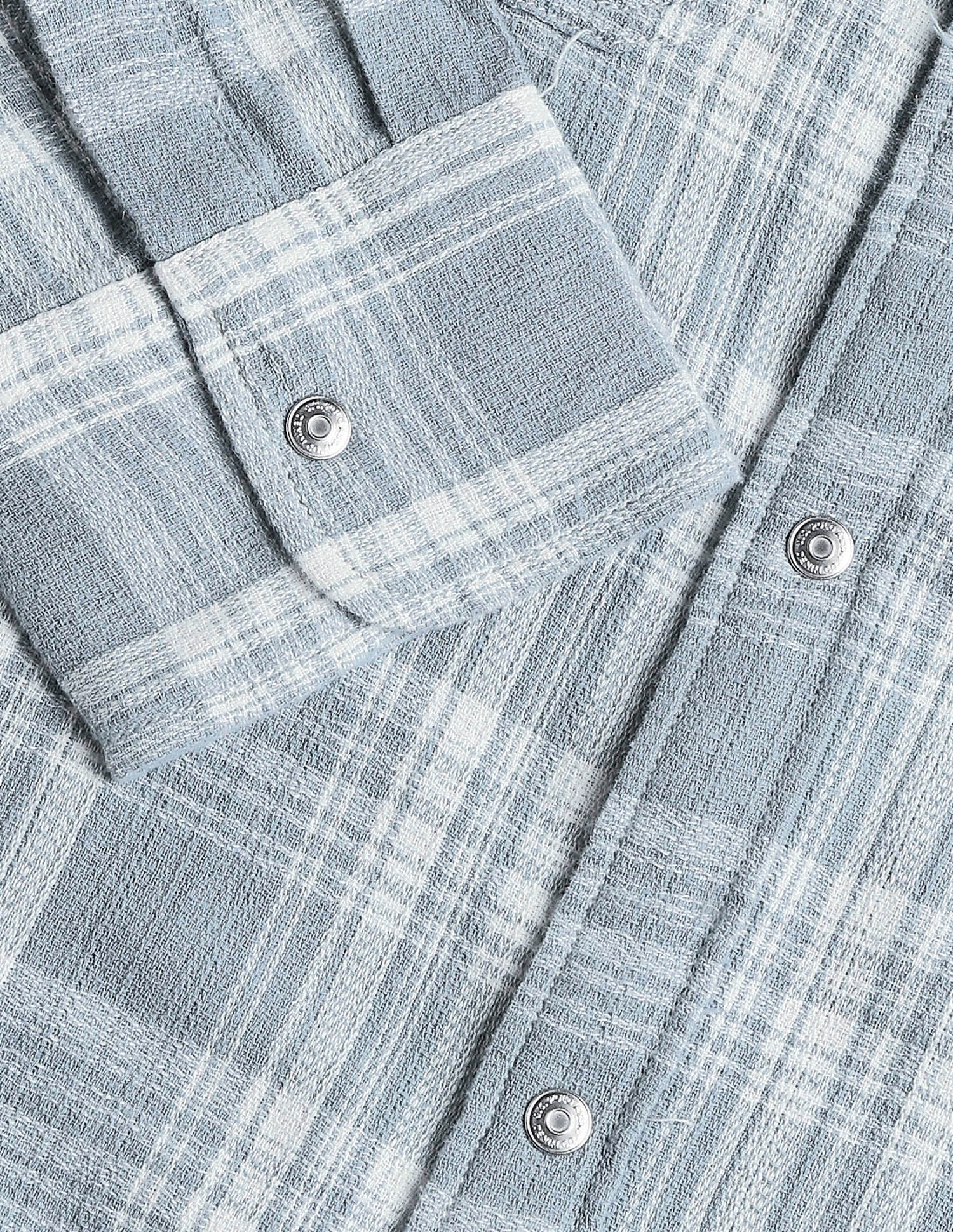 Motel On The Coast Self Design Plaid Checked Shirt Blue - U.S. Polo Assn. India | Large