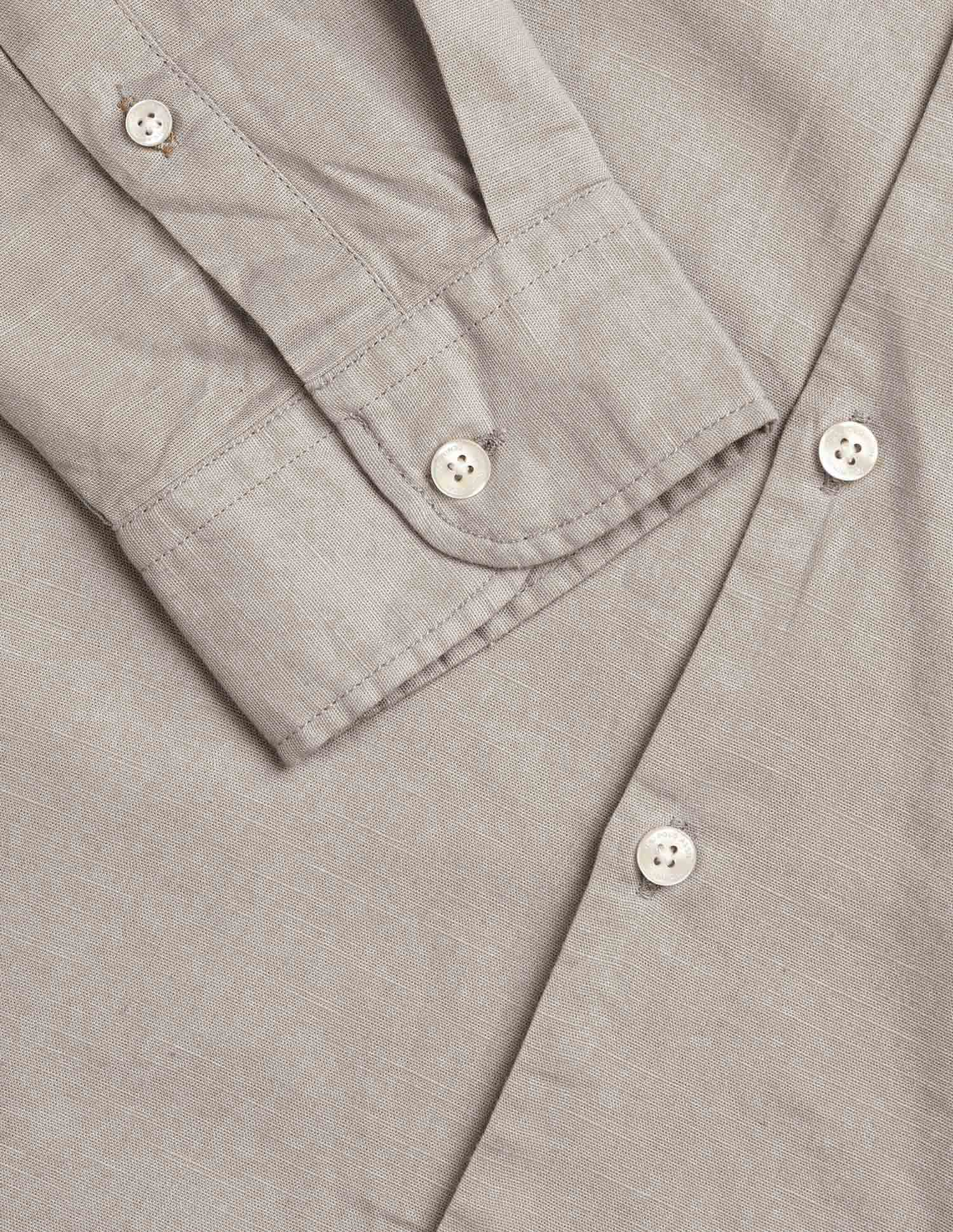Solid Regular Fit Shirt Beige - U.S. Polo Assn. India | Large