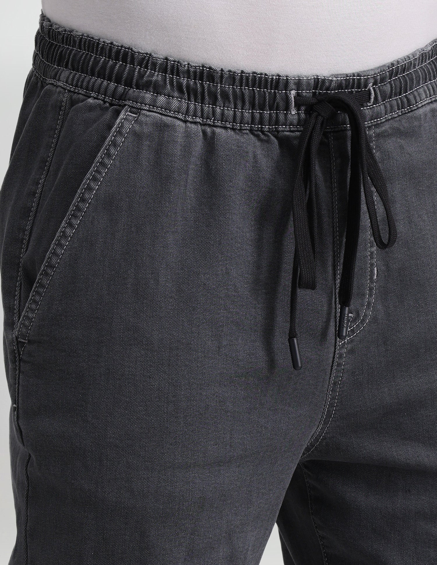 Slim Fit Black Jeans BLACK - U.S. Polo Assn. India | Large