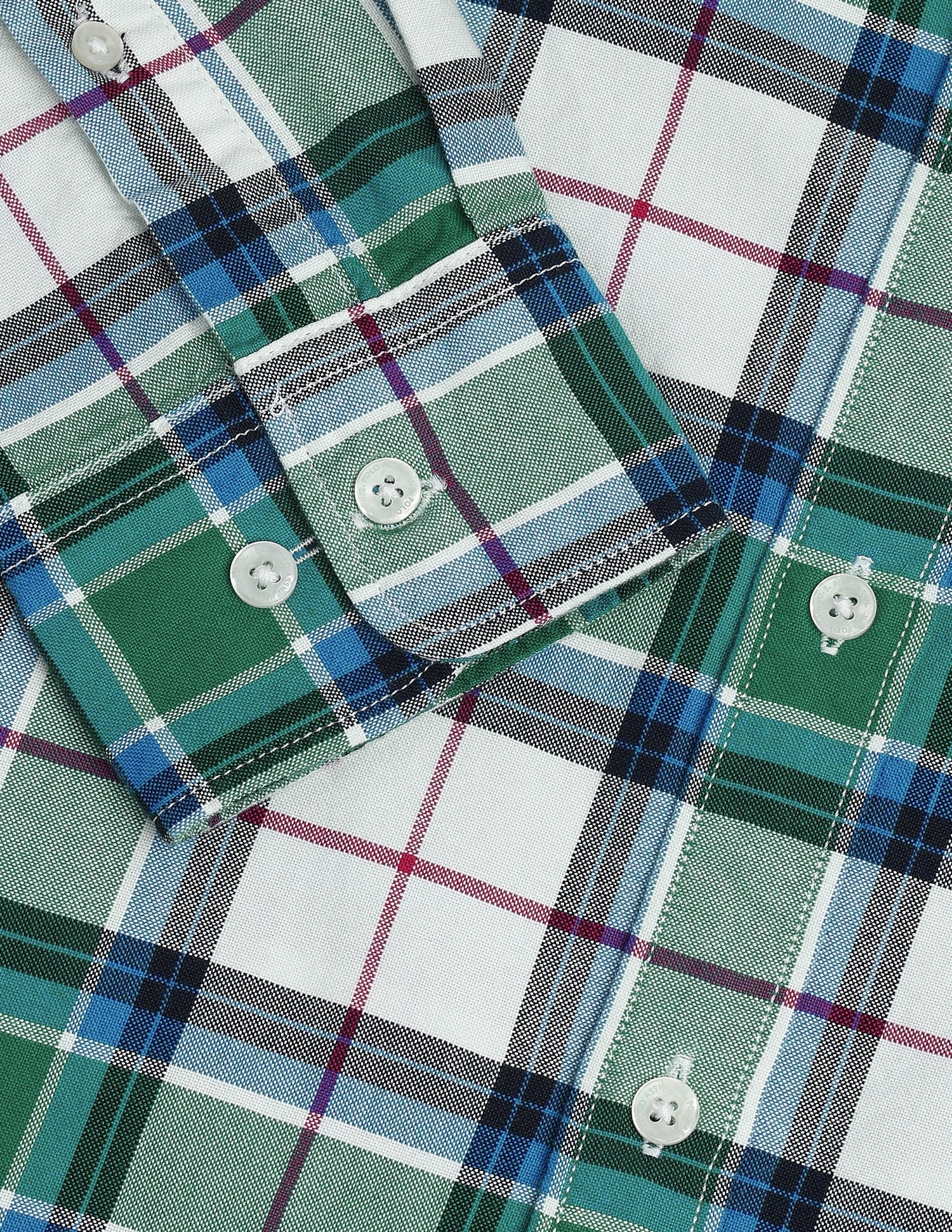 Plaid Checked Regular Fit Shirt Green - U.S. Polo Assn. India | Large