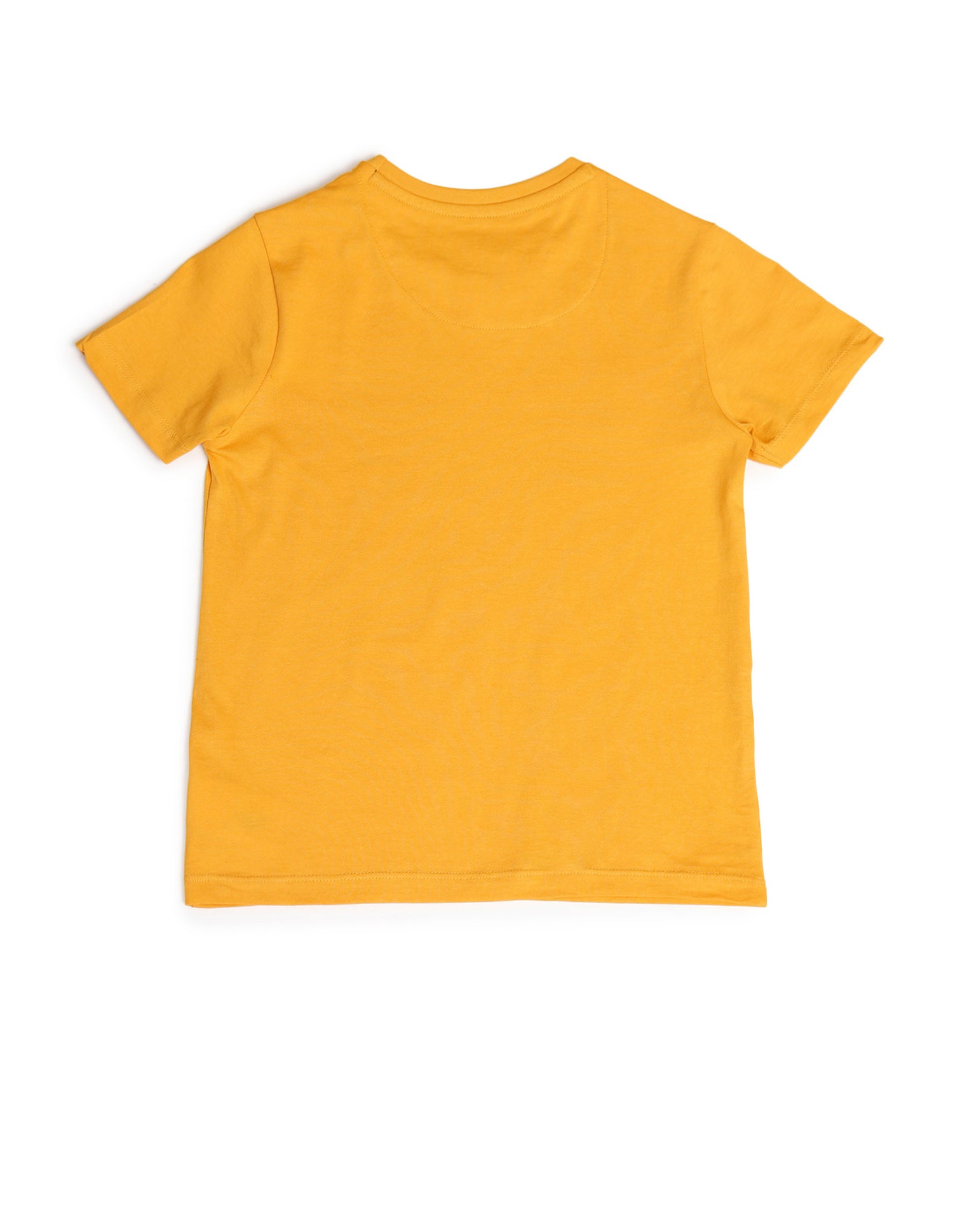 Boys Crew Neck Graphic Printed T-Shirt Gold - U.S. POLO ASSN. | Large