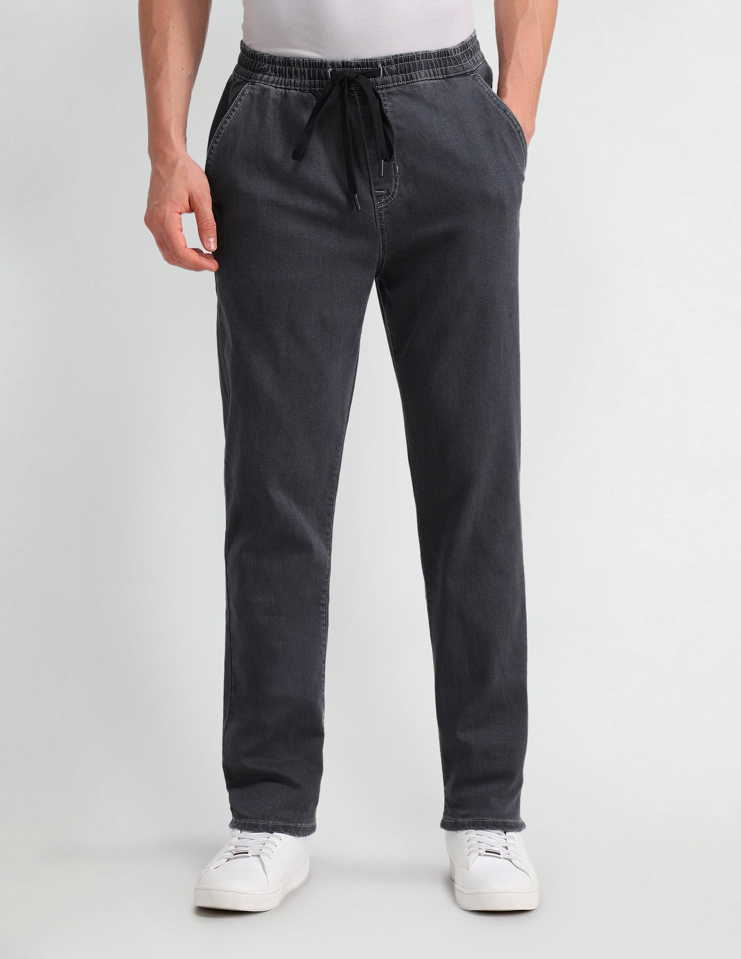 Slim Fit Black Jeans BLACK - U.S. Polo Assn. India | Large