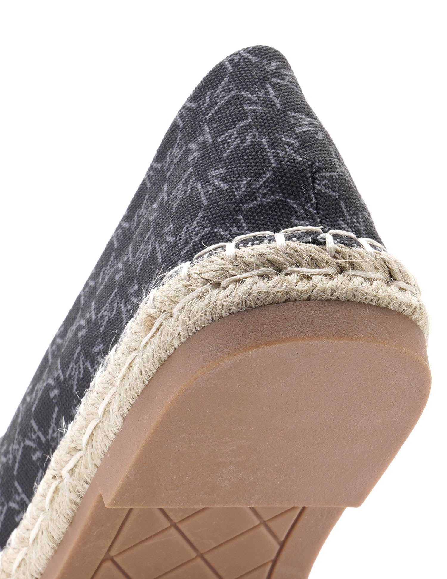 Women Round Toe Brand Print Rosa Sandals Grey - U.S. POLO ASSN. | Large