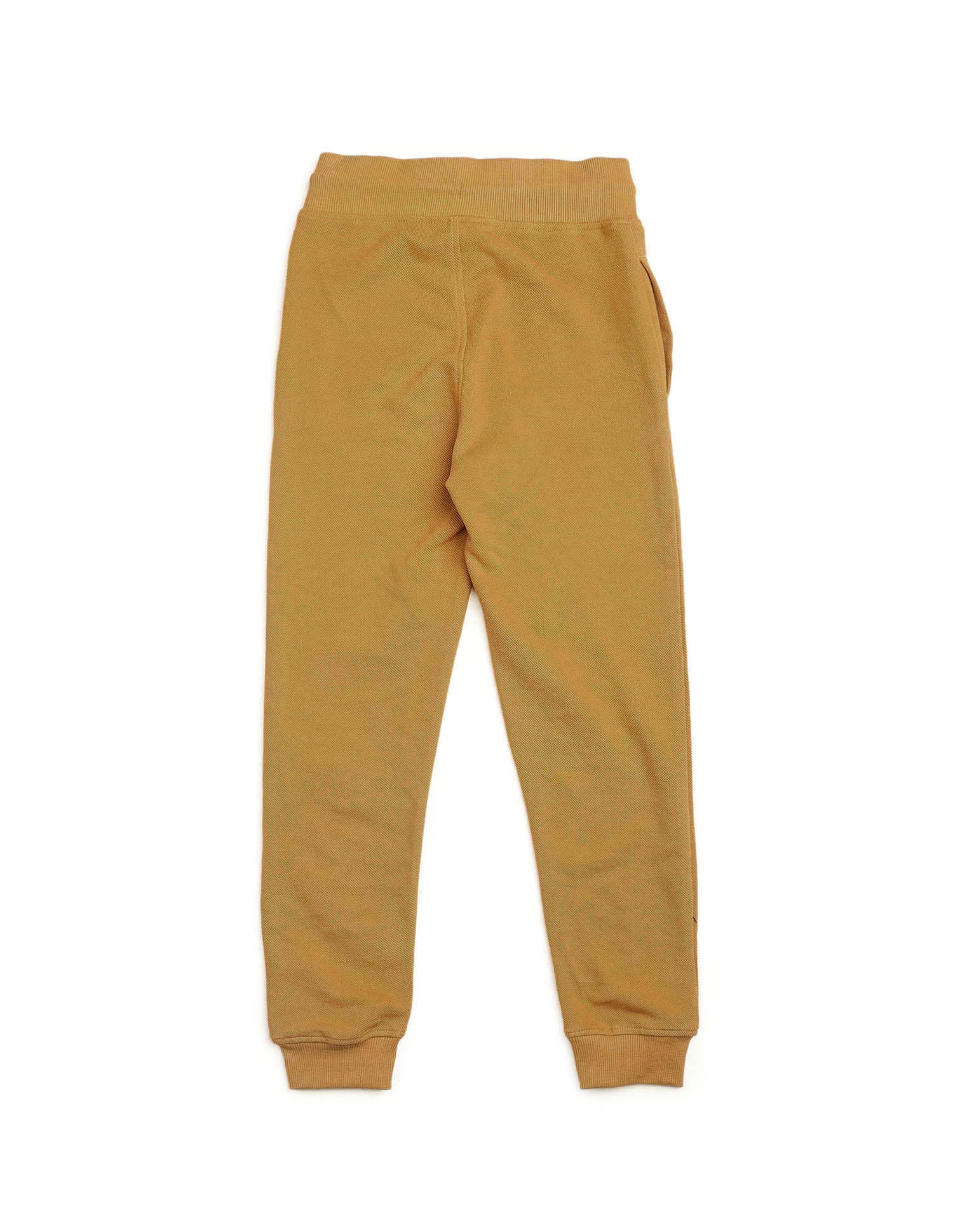 Textured Regular Fit Joggers Yellow - U.S. POLO ASSN. | Large