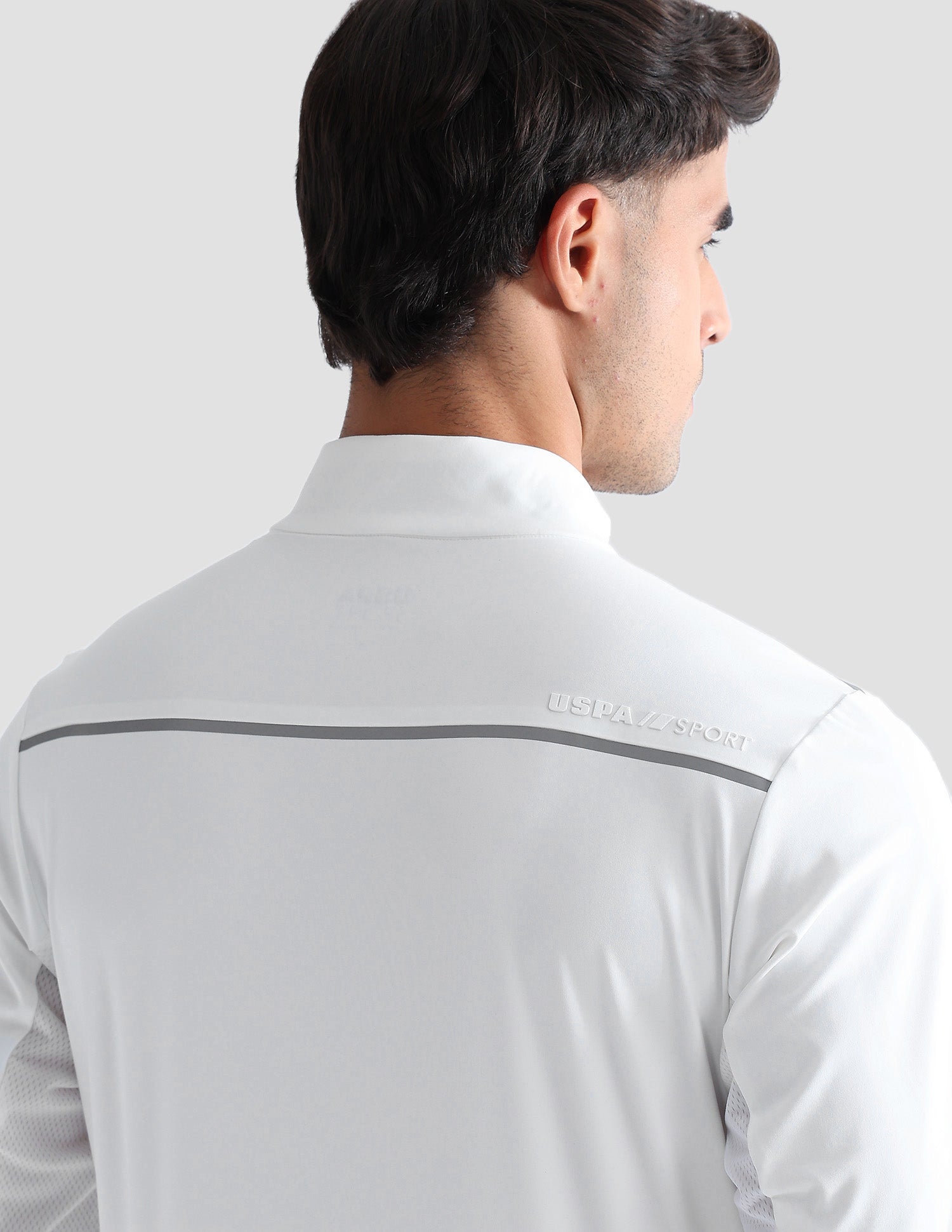 Solid Regular Fit Active T-Shirt Off White - U.S. POLO ASSN. | Large