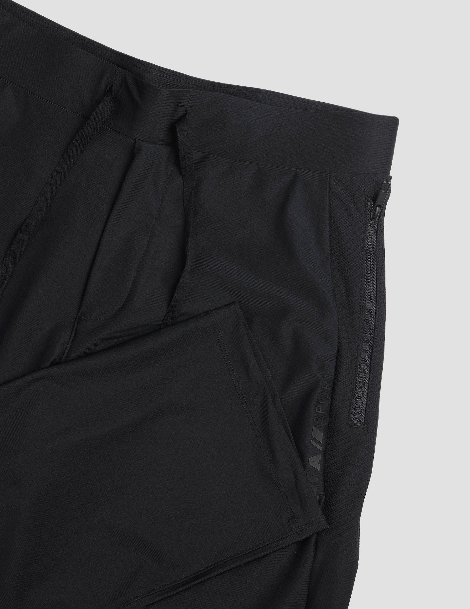 Mid Rise Slim Fit Active Track Pants Black - U.S. Polo Assn. India | Large