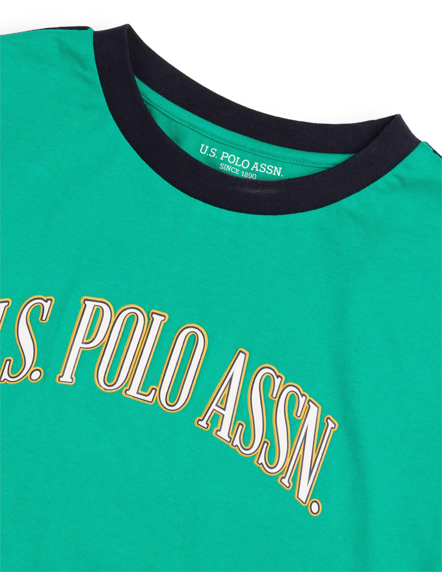 Drop Shoulder Full Sleeves T-Shirt With Wide Leg Pants Green - U.S. Polo Assn. India | Large