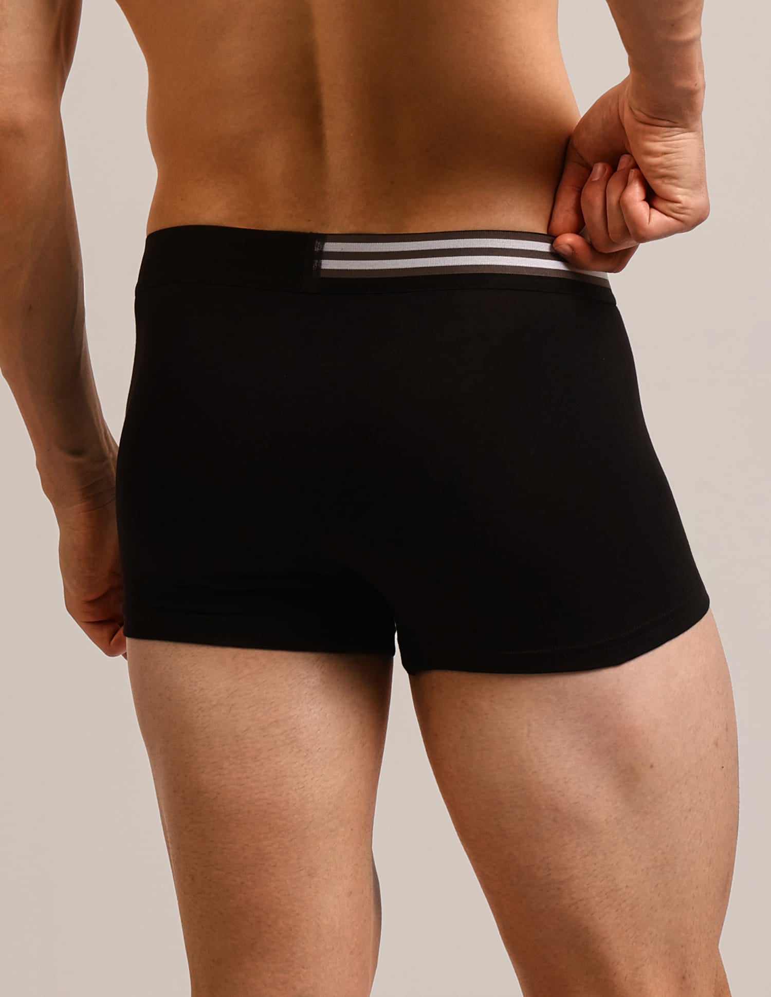Elastic Waistband Solid OET06-P5 Trunks - Pack Of 5 Multi-colour - U.S. Polo Assn. India | Large