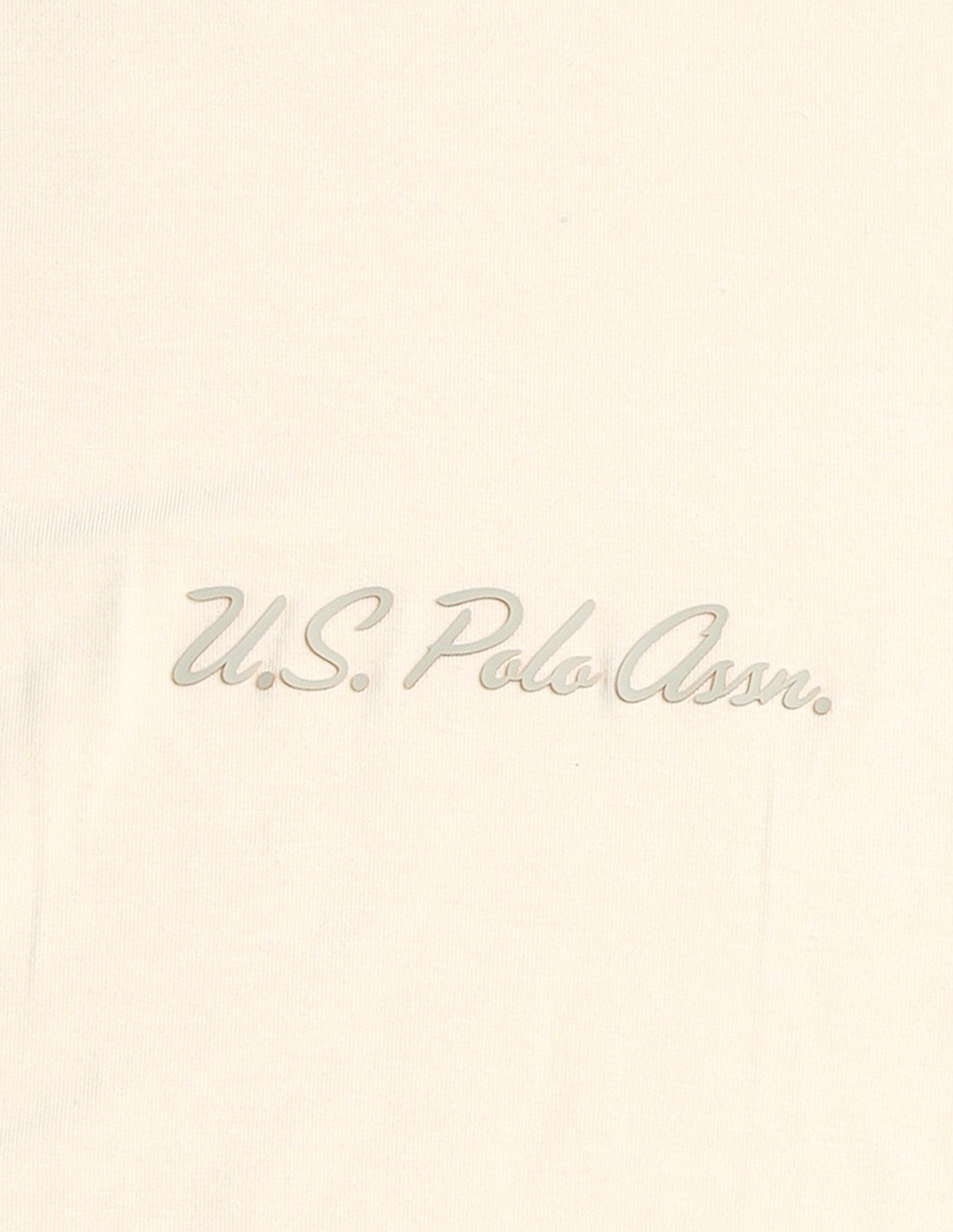 Round Neck Comfort Fit PE007-PL Lounge T-Shirt - Pack Of 1 Vanilla Ice - U.S. Polo Assn. India | Large