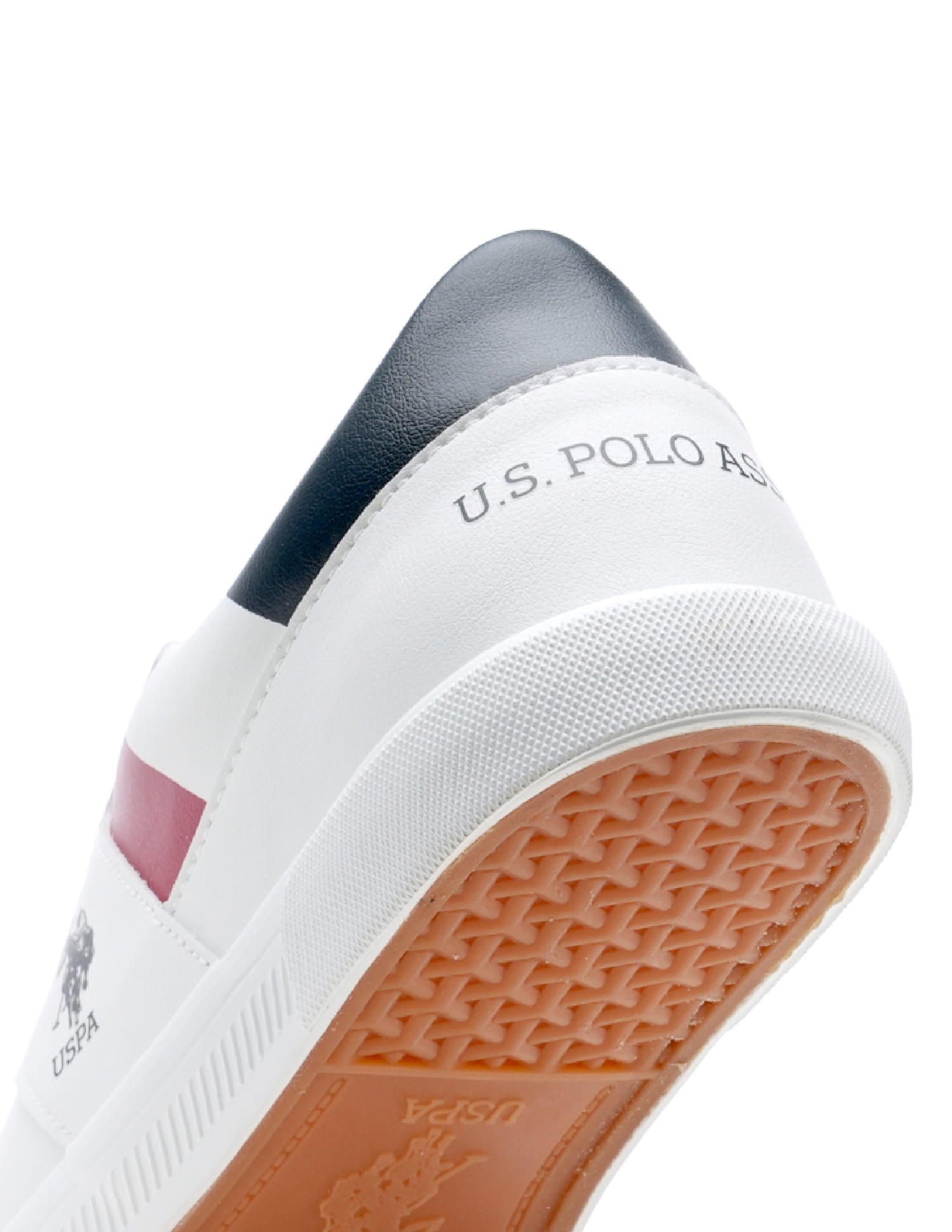 Men Brand Stripe Narlin Sneakers White - U.S. Polo Assn. India | Large