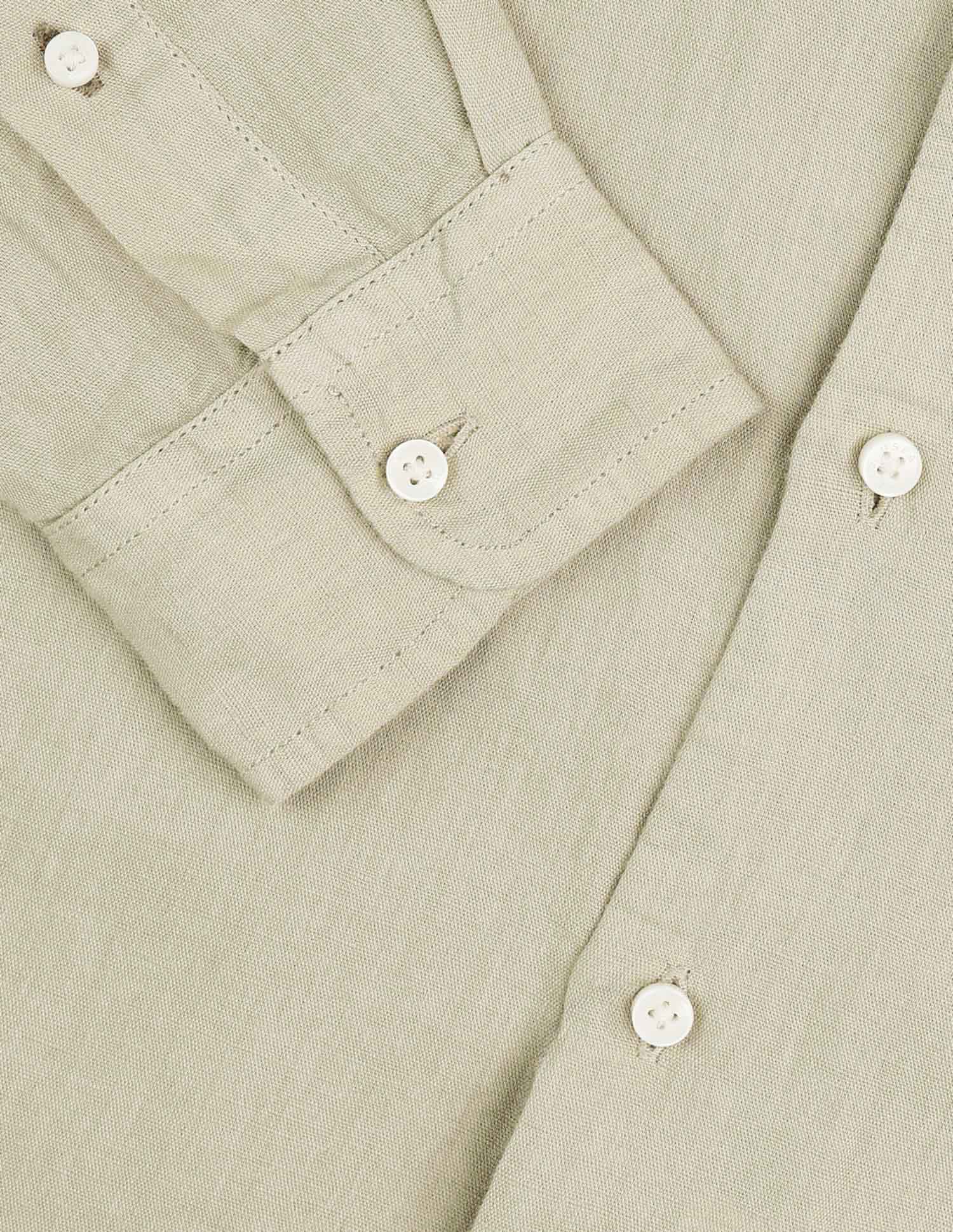 Solid Regular Fit Shirt Light Olive - U.S. Polo Assn. India | Large