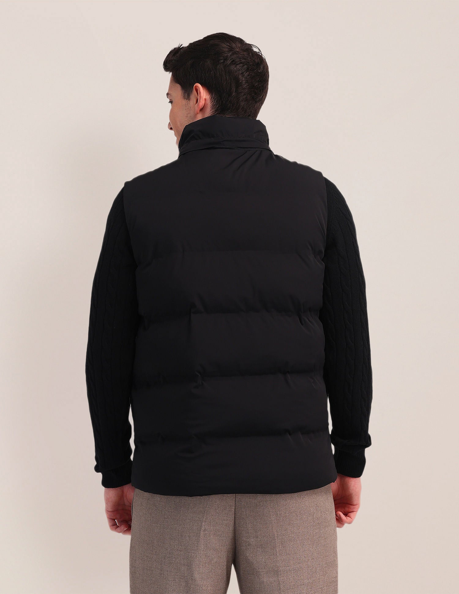 Detachable Hood Padded Jacket Black - U.S. POLO ASSN. | Large