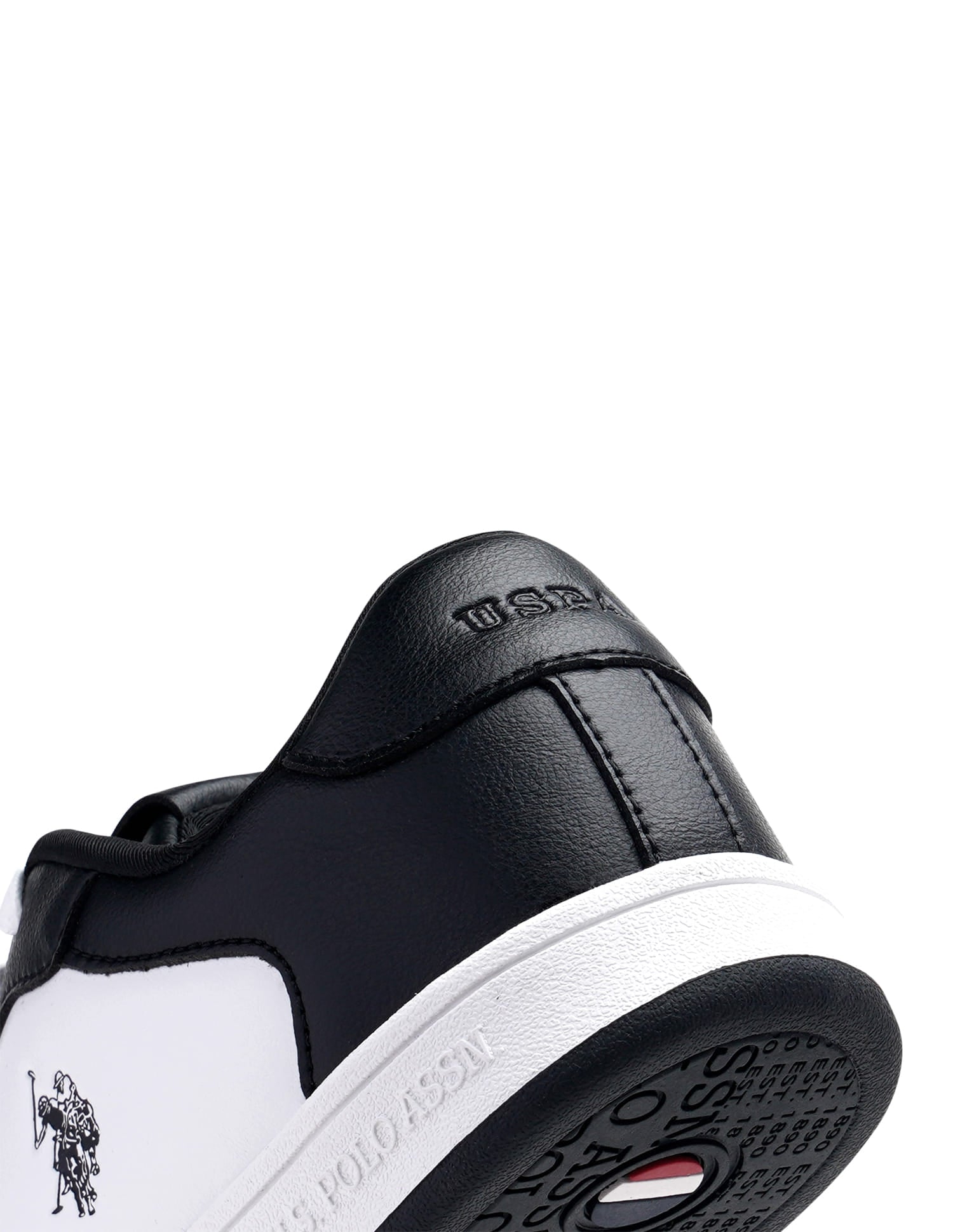 Rein Black Sneakers Shoes Black - U.S. Polo Assn. India | Large
