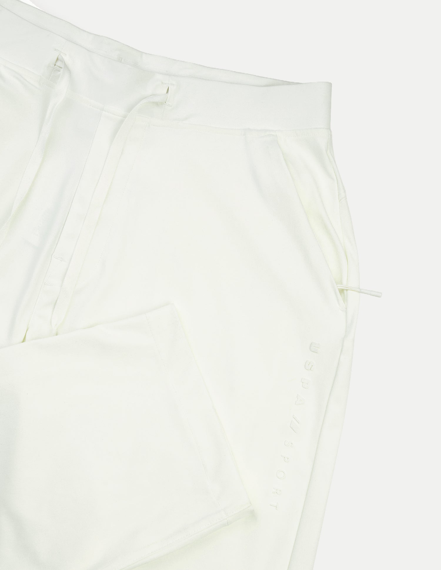 Mid Rise Regular Fit Active Track Pants White - U.S. Polo Assn. India | Large