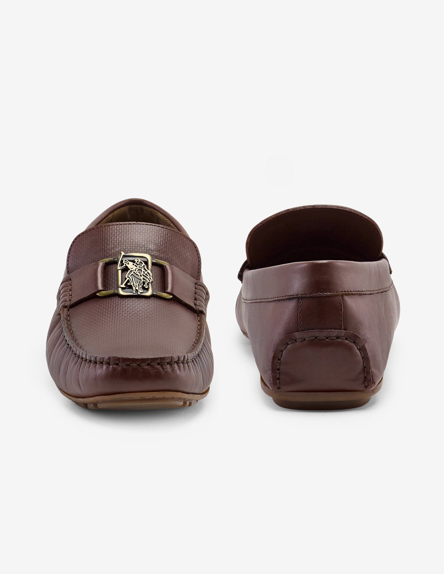 Aven Leather Loafers Tan - U.S. Polo Assn. India | Large