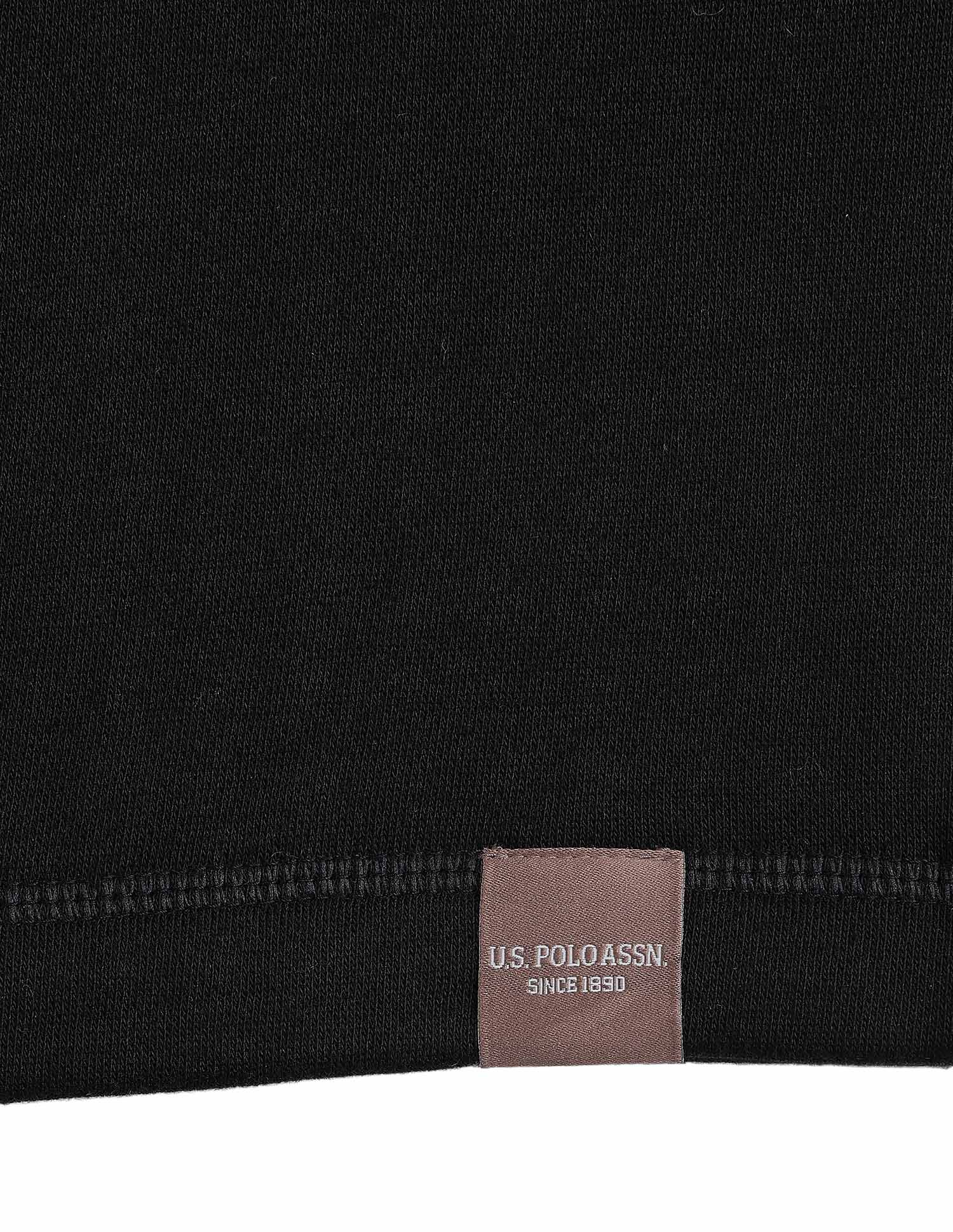 Cotton Terry OES10 Lounge Shorts - Pack Of 1 Black - U.S. POLO ASSN. | Large