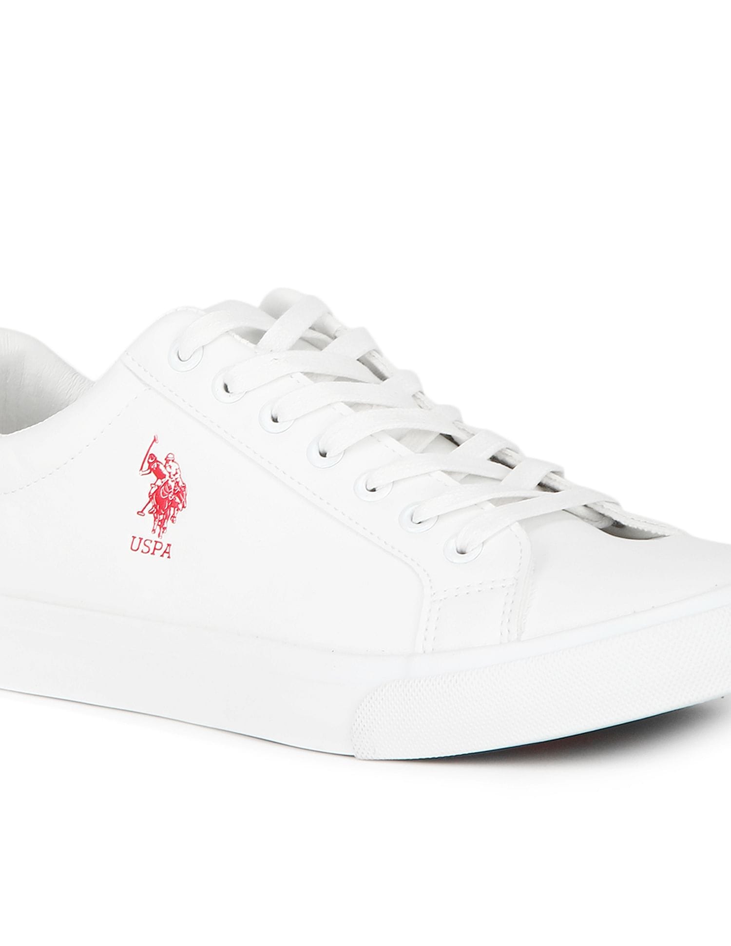Men Lace Up Canvas Madryn 2.0 Sneakers White - U.S. Polo Assn. India | Large