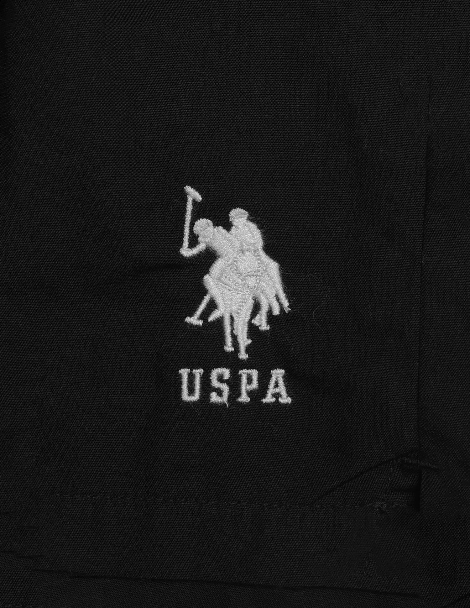 Pure Cotton OEX04 Boxer Shorts - Pack Of 1 Black - U.S. Polo Assn. India | Large