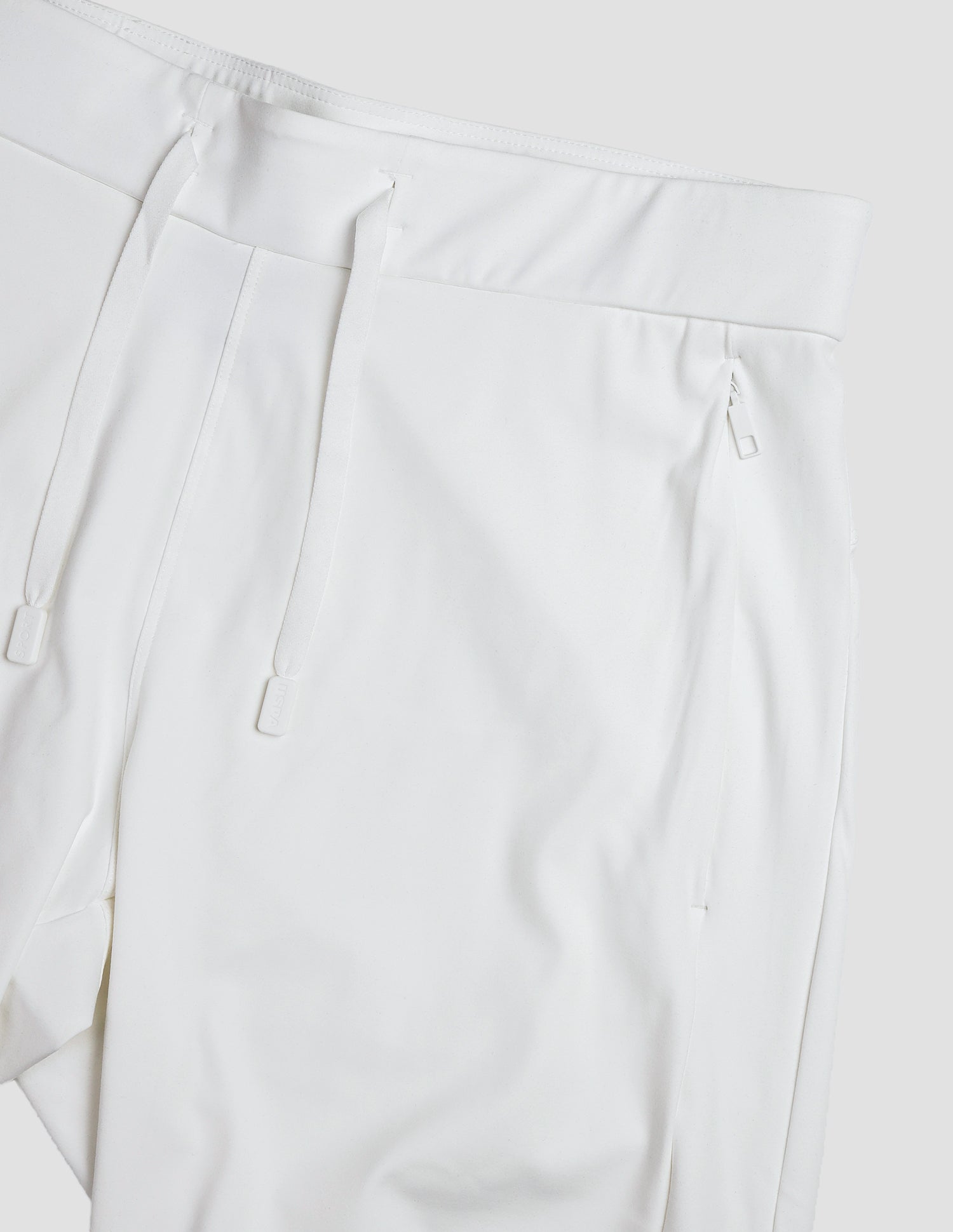Slim Fit Mid Rise Active Shorts Off White - U.S. Polo Assn. India | Large