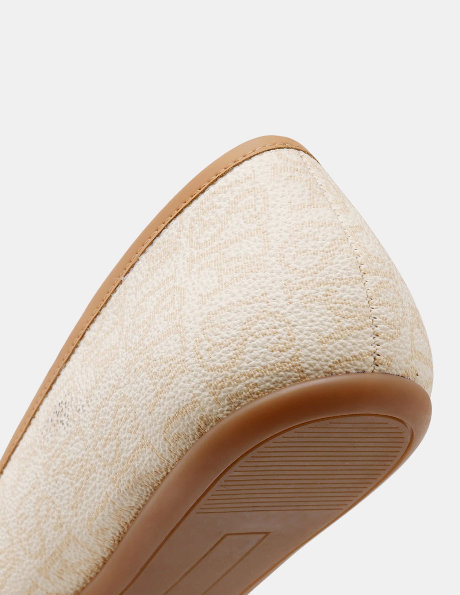 Women Alina 3.0 Brand Printed Round Toe Ballerinas Off White - U.S. Polo Assn. India | Large