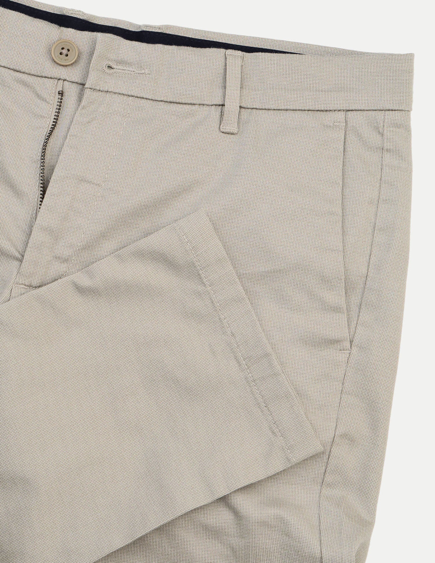 Denver Slim Fit Satin Trousers Beige - U.S. Polo Assn. India | Large
