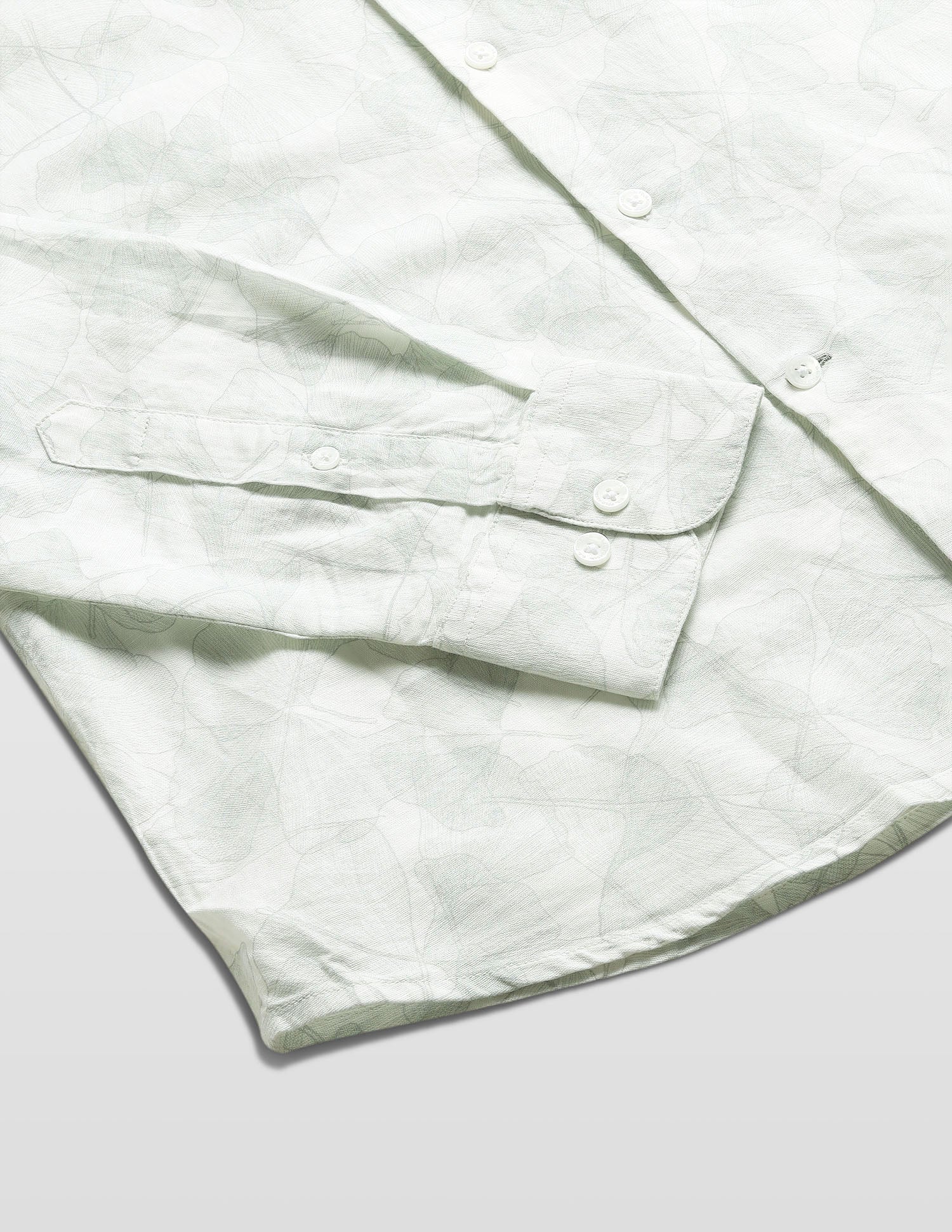 Casa De Campo All-Over Printed Shirt Light Green - U.S. Polo Assn. India | Large