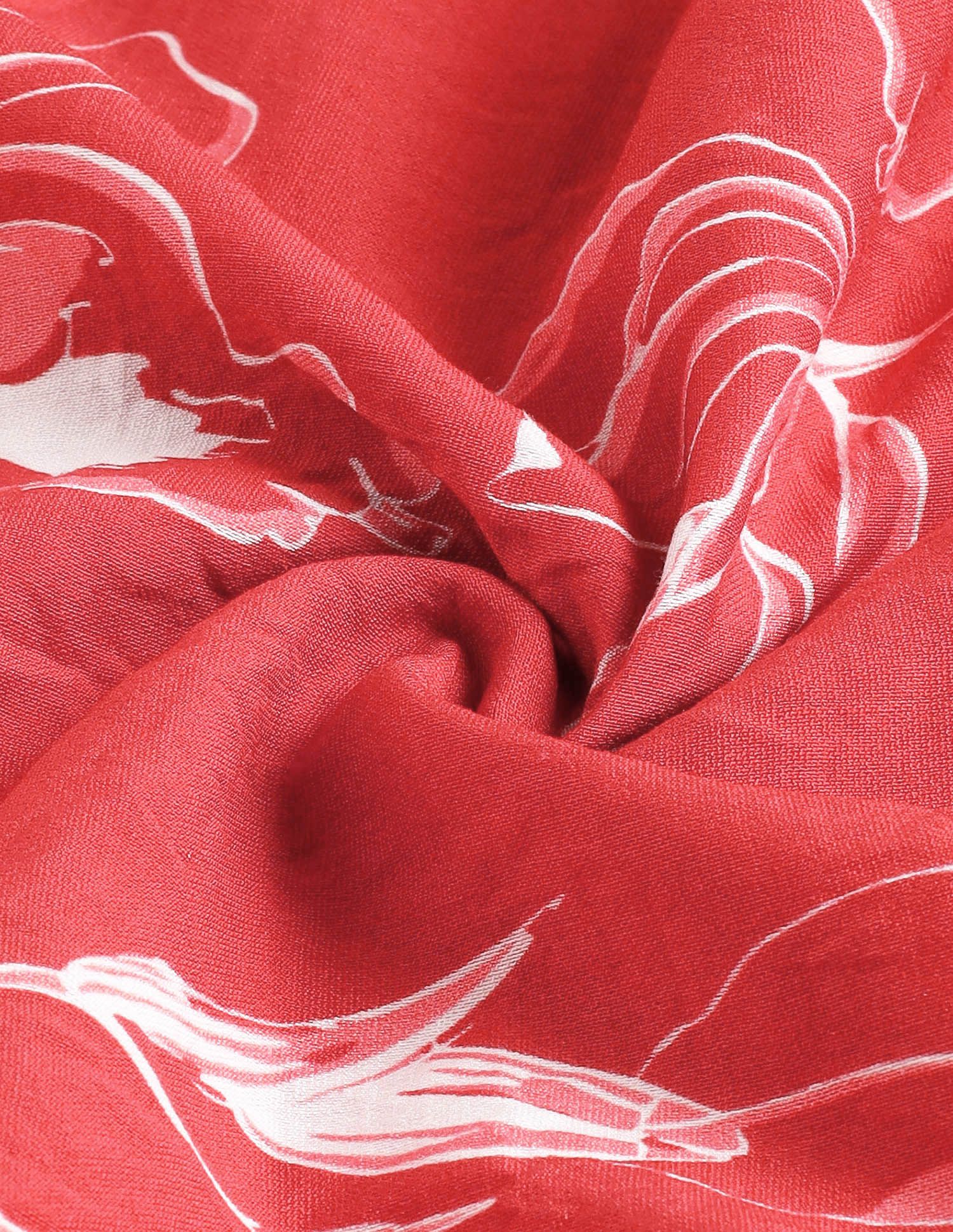 Floral Printed Relaxed Fit Top Red - U.S. Polo Assn. India | Large