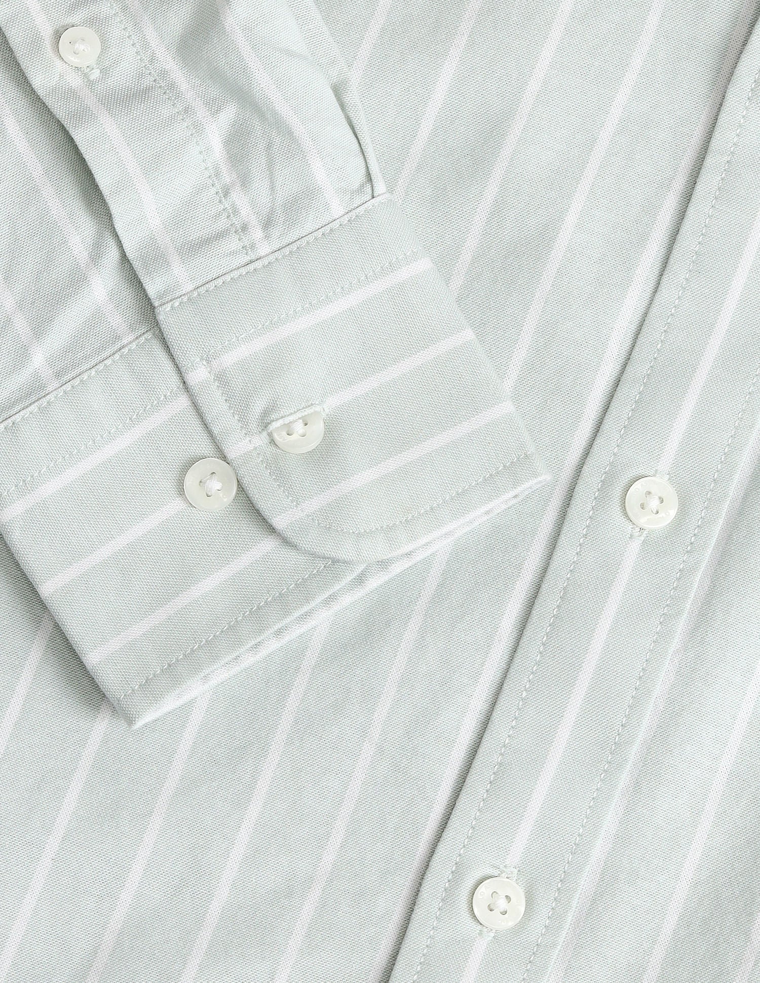 Tailored Fit Cotton Striped Shirt Grey - U.S. POLO ASSN. | Large