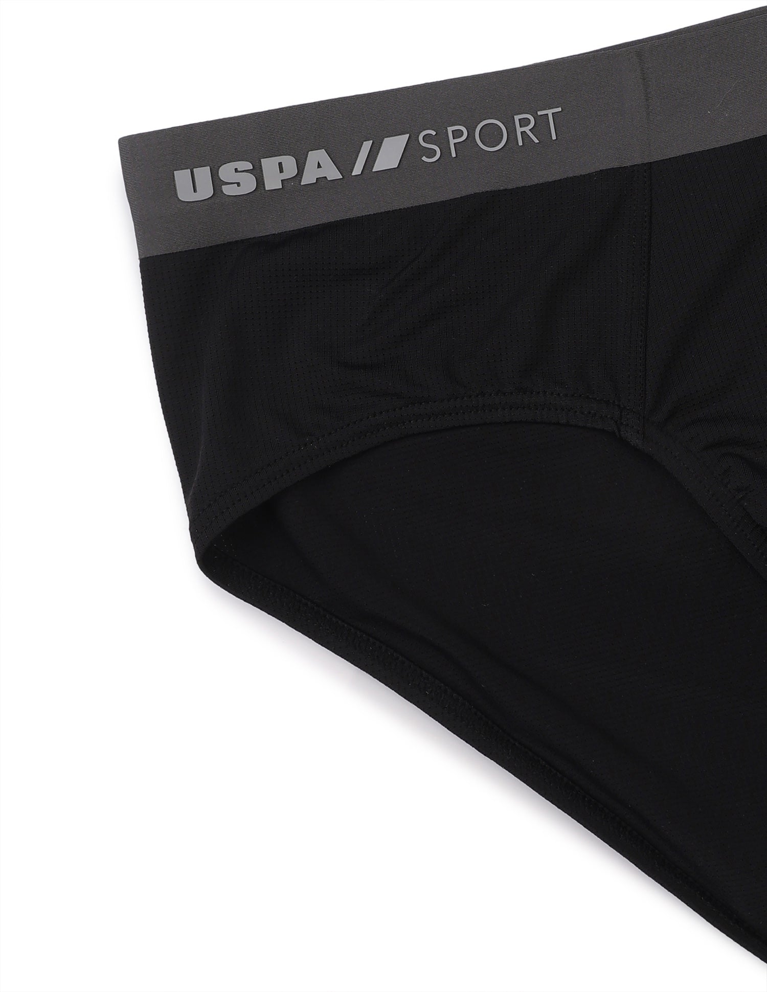 Seamless Sports RB003 Mesh Brief Black - U.S. Polo Assn. India | Large