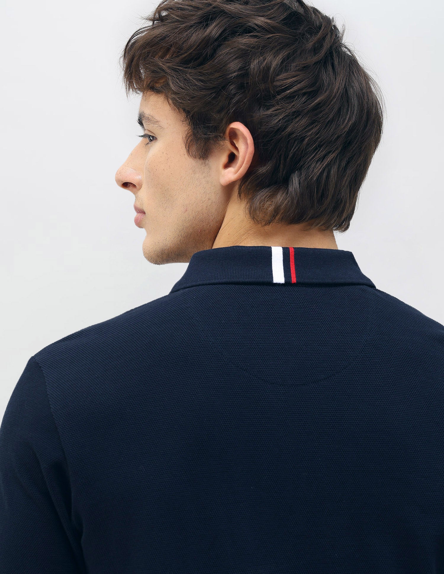 New Port Marina Brand Embroidered Polo Shirt Navy - U.S. Polo Assn. India | Large