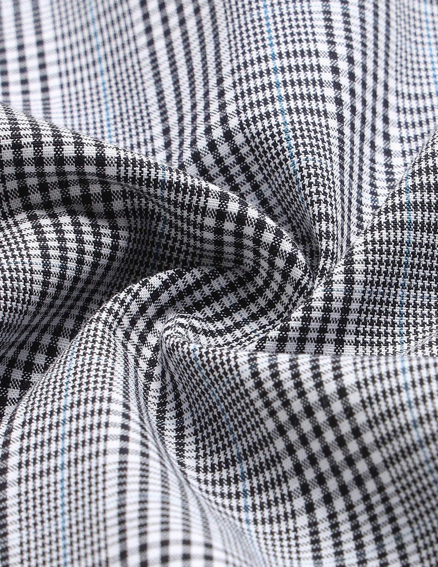 Glen Checked Tailored Fit Shirt Navy - U.S. Polo Assn. India | Large