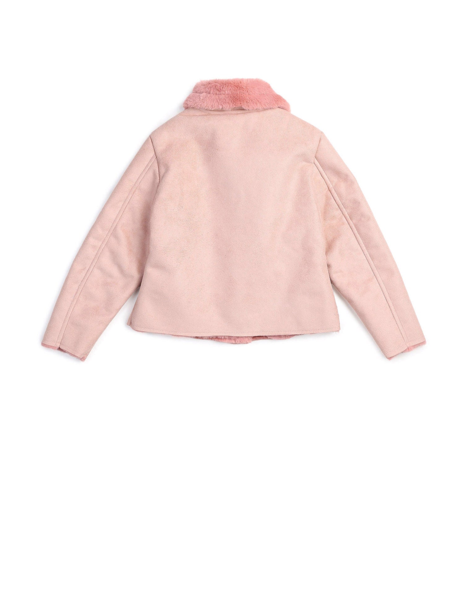 Faux Fur Lined Casual Jacket Light Pink - U.S. Polo Assn. India | Large
