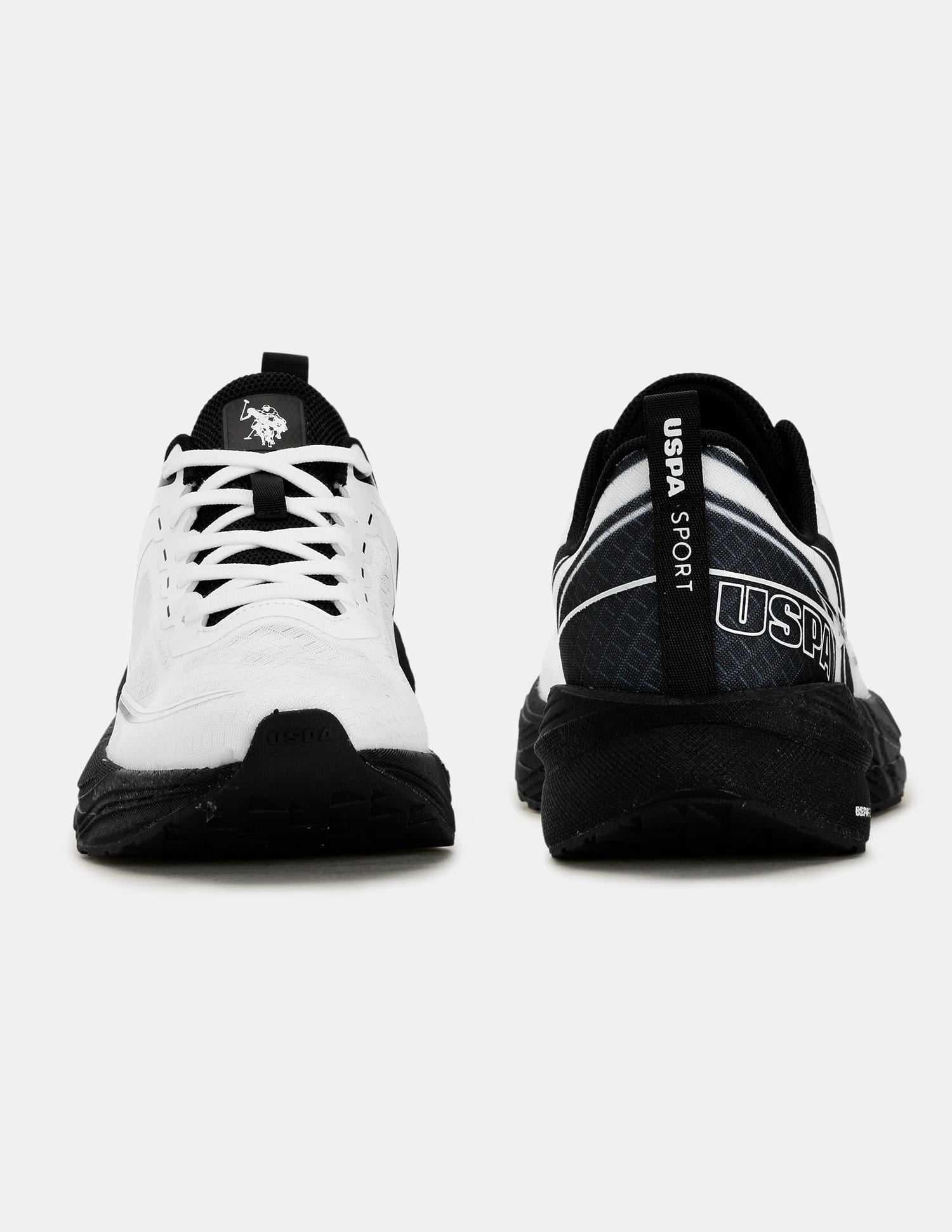 Men Erwin USPA Sport Runpro Running Shoes Light Grey - U.S. Polo Assn. India | Large
