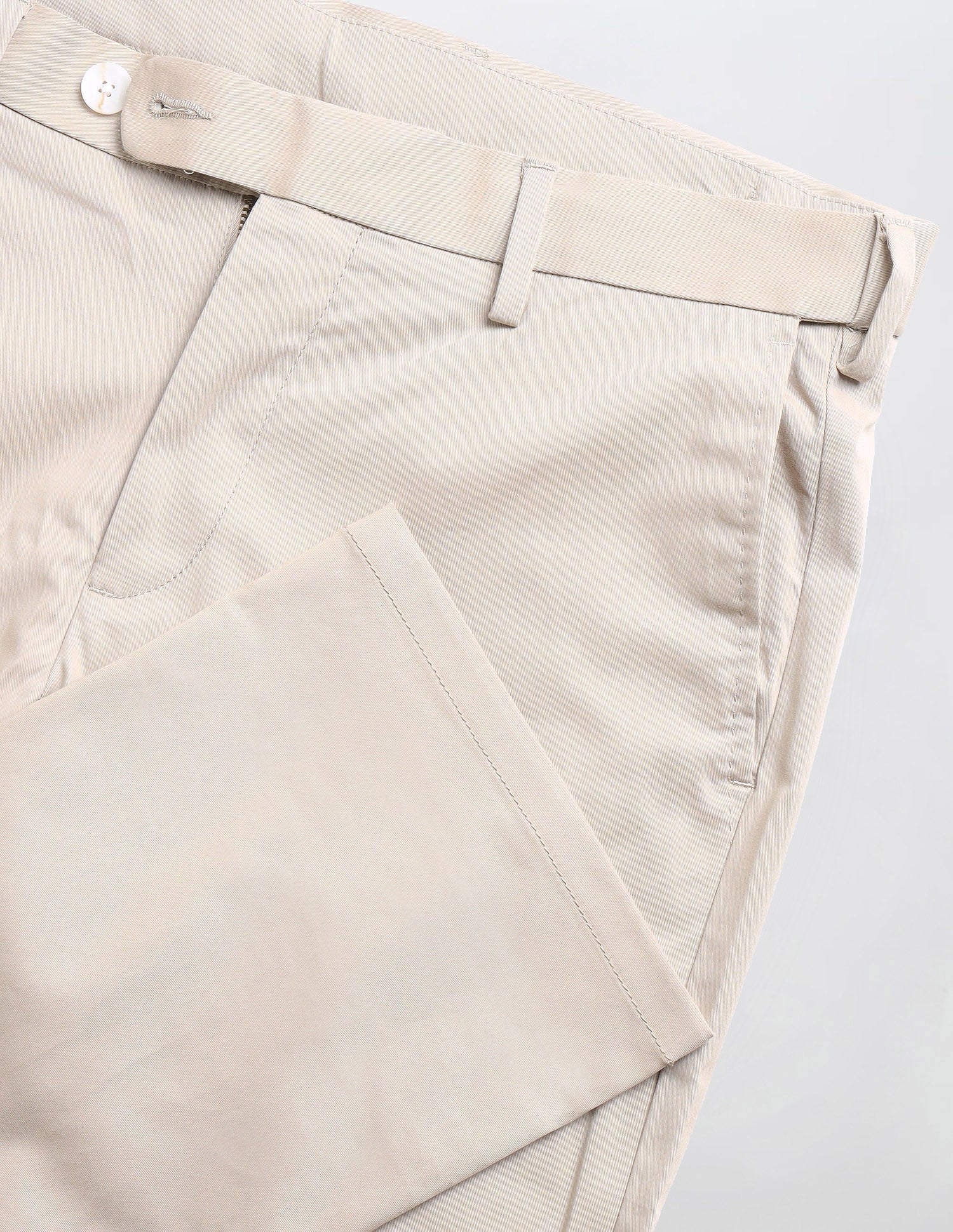 Riley Straight Fit Twill Trousers Beige - U.S. Polo Assn. India | Large