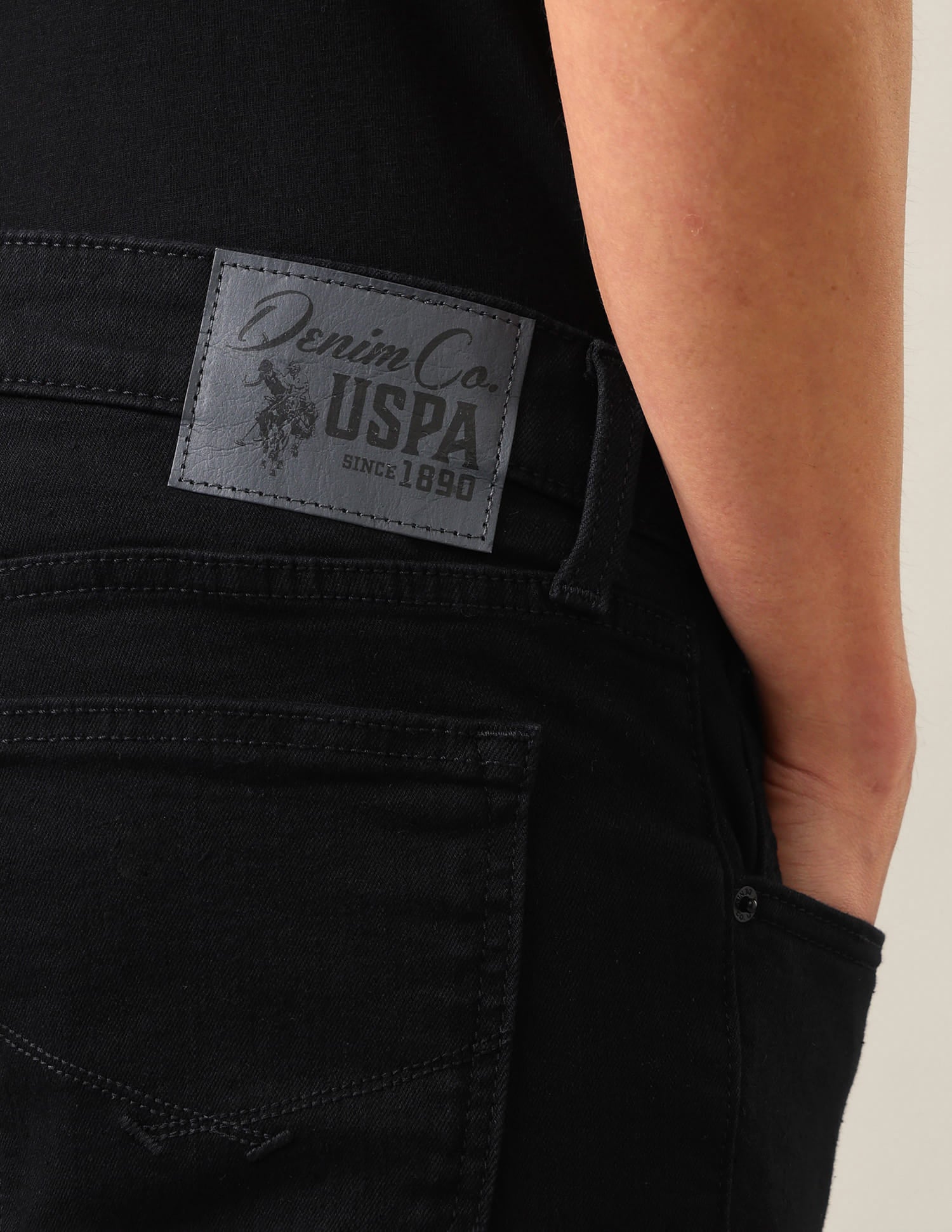 Brandon Slim Fit Jeans Black - U.S. Polo Assn. India | Large