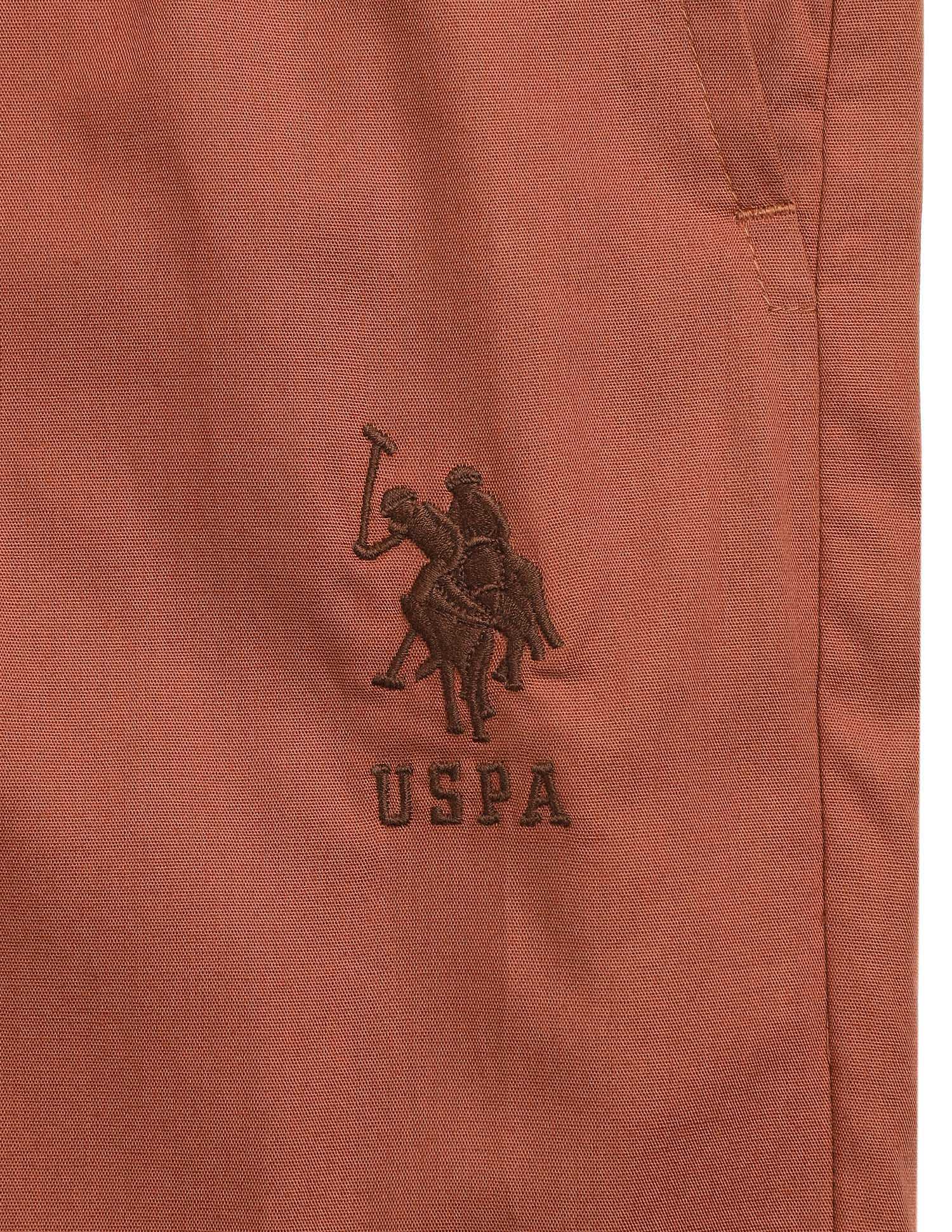 Midrise Pure Cotton OELP1 Pyjamas Maple Syrup - U.S. Polo Assn. India | Large