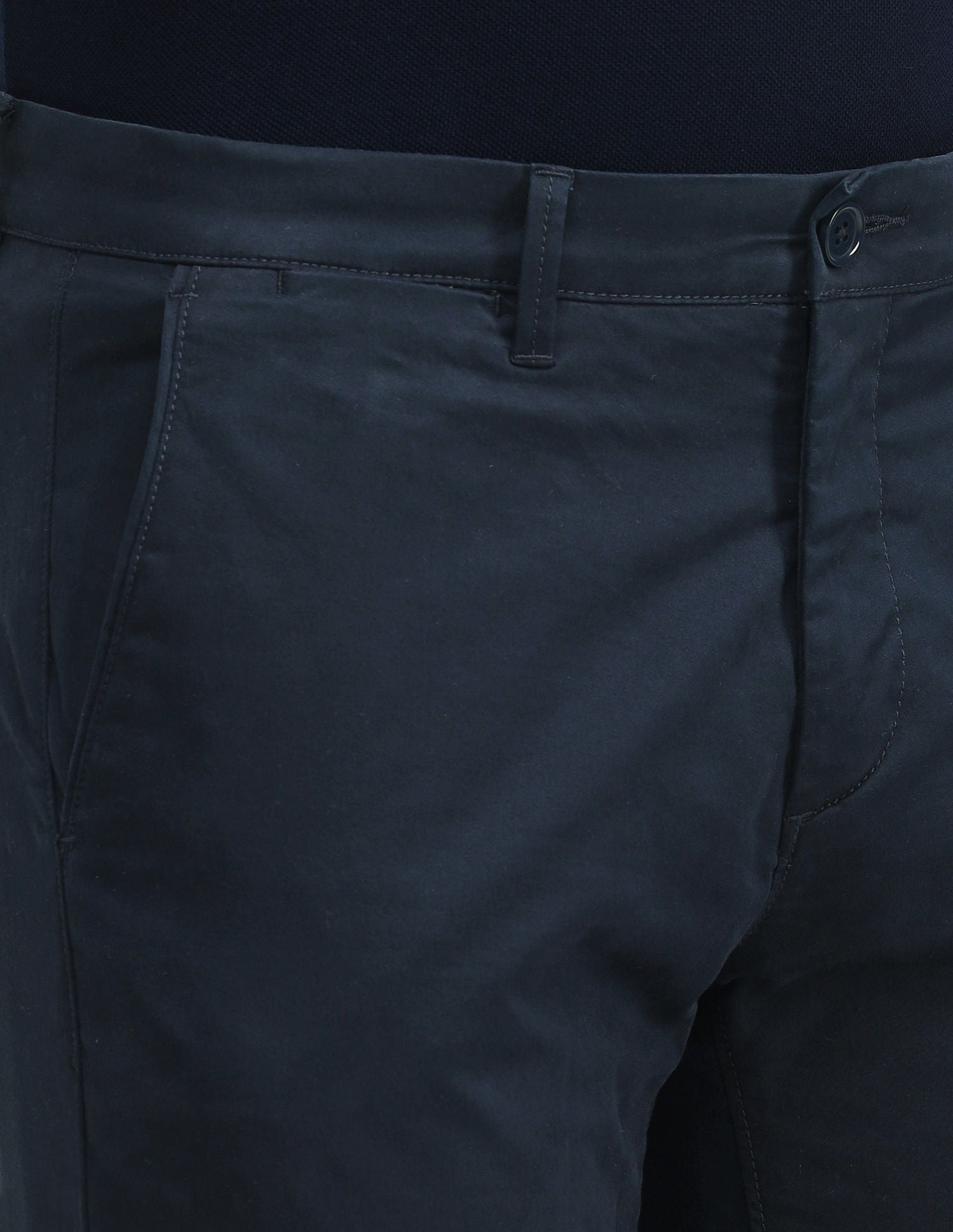 Mid Rise Regular Fit Trousers Blue - U.S. POLO ASSN. | Large