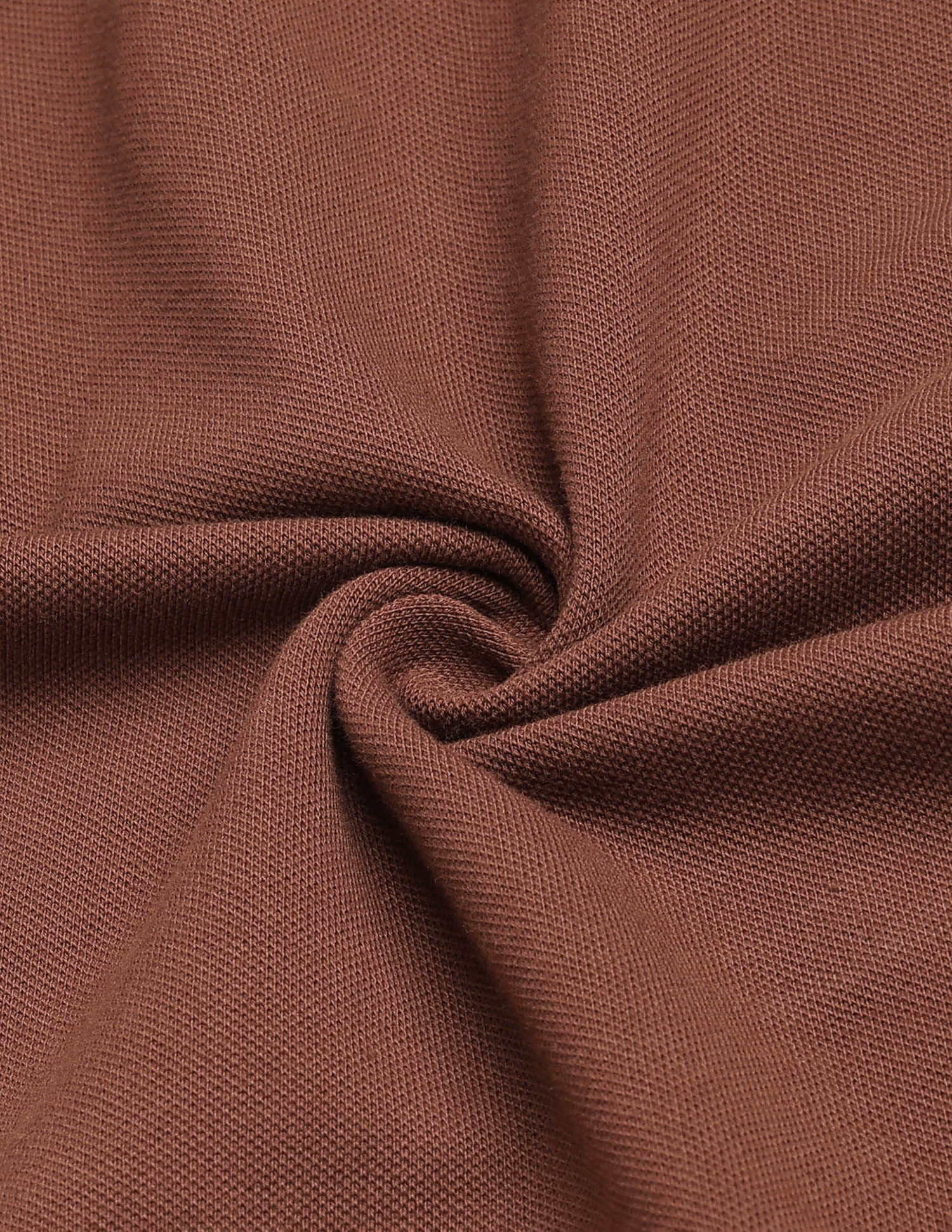 Regular Fit Solid Polo Shirt Brown - U.S. Polo Assn. India | Large