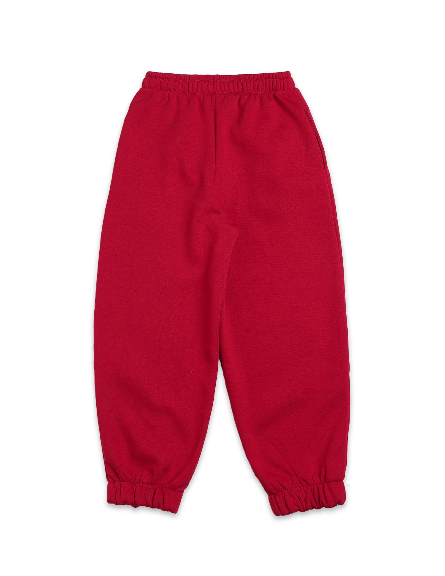 Girls Solid Regular Fit Joggers Red - U.S. POLO ASSN. | Large