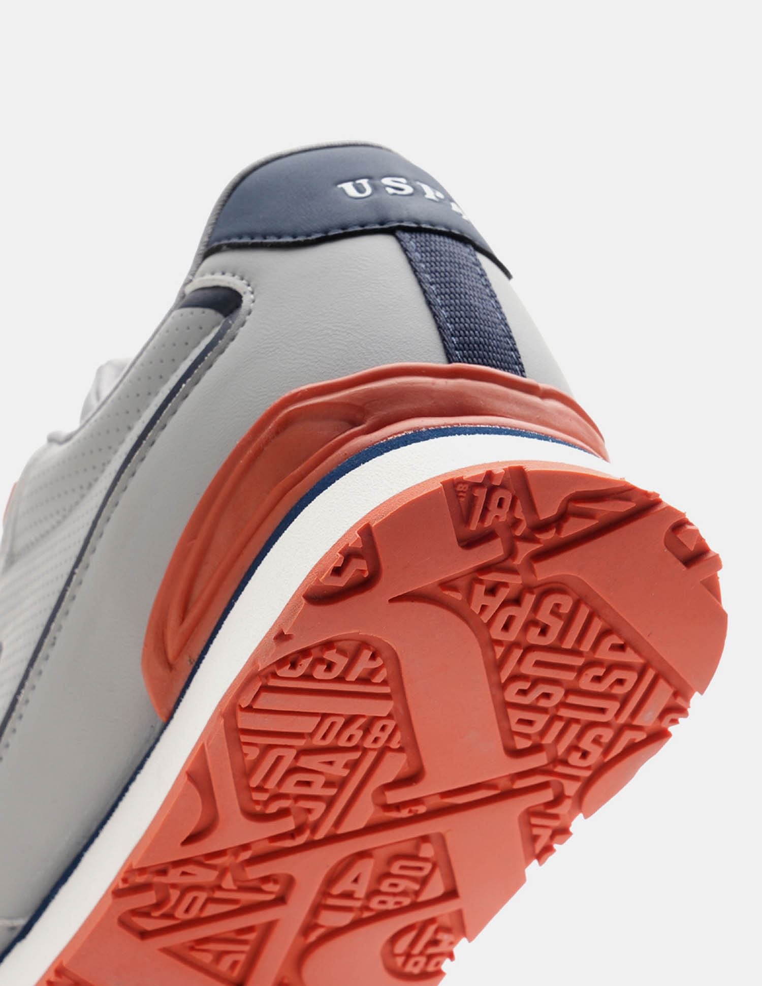 Men Lowen 2.0 Colour Blocked Sneakers Grey - U.S. POLO ASSN. | Large